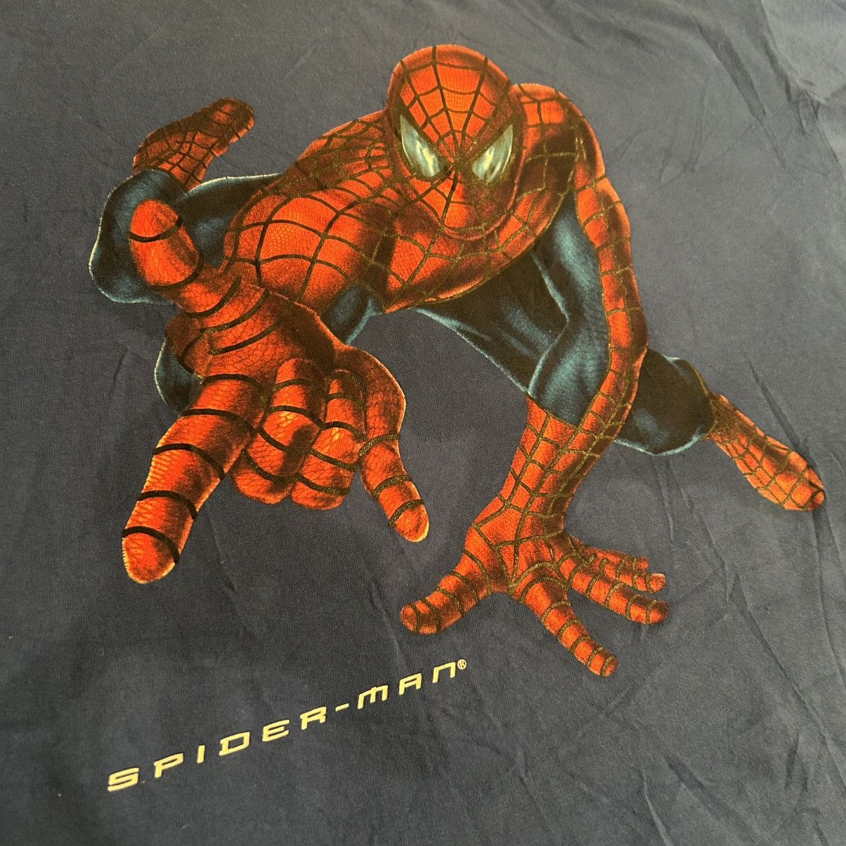 Delta Vintage 2002 Y2K Spider-Man Promo T-Shirt Puff Print Size XL Size US XL / EU 56 / 4 - 3 Thumbnail