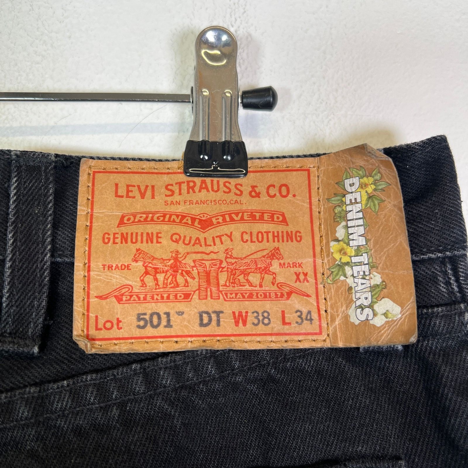 DENIM TEARS Denim Tears Black Wreath Denim Jeans Size US 38 / EU 54 - 3 Thumbnail