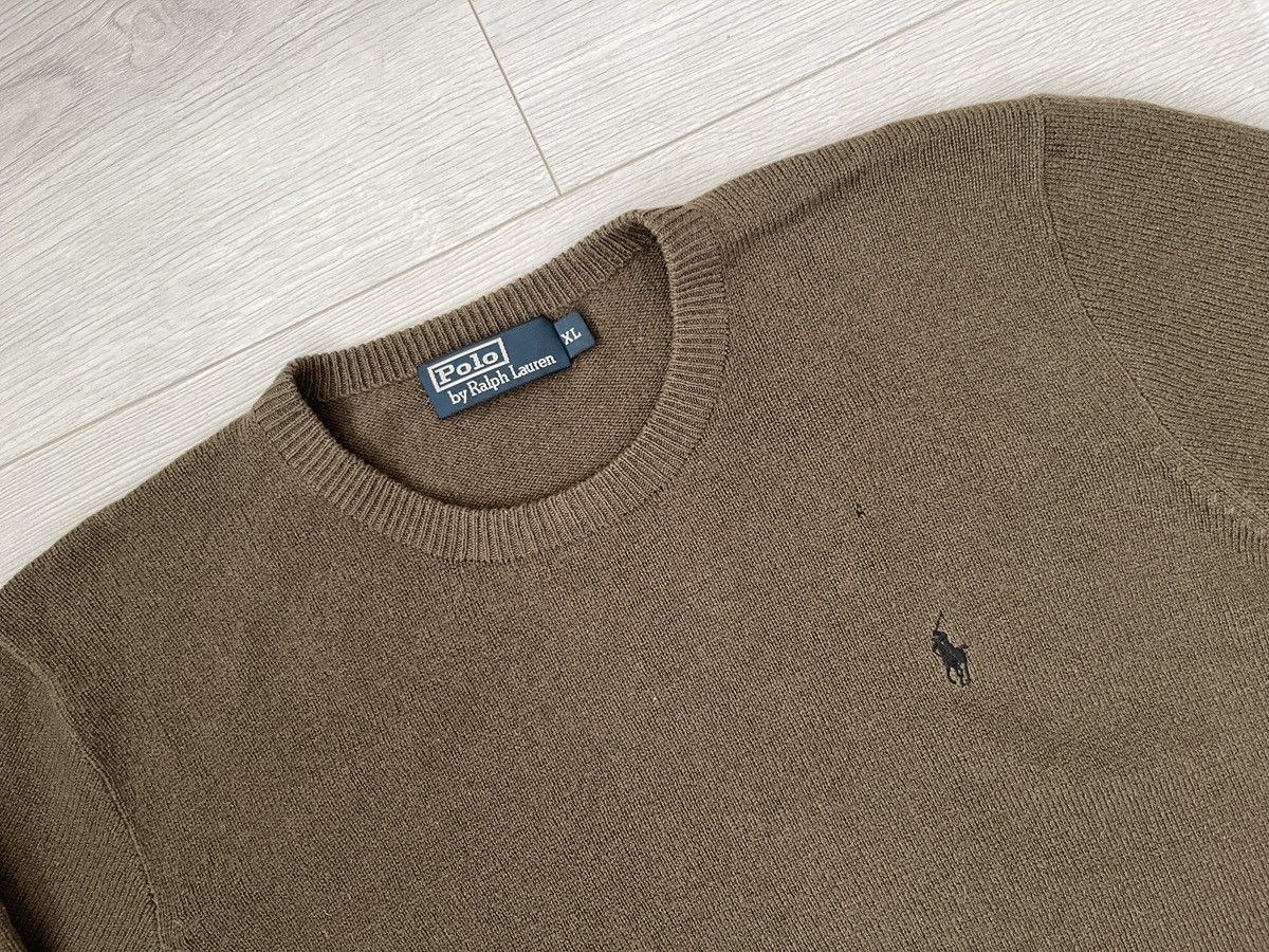 Polo Ralph Lauren × Vintage POLO Ralph Lauren sweater wool 100% XL Size US XL / EU 56 / 4 - 2 Thumbnail