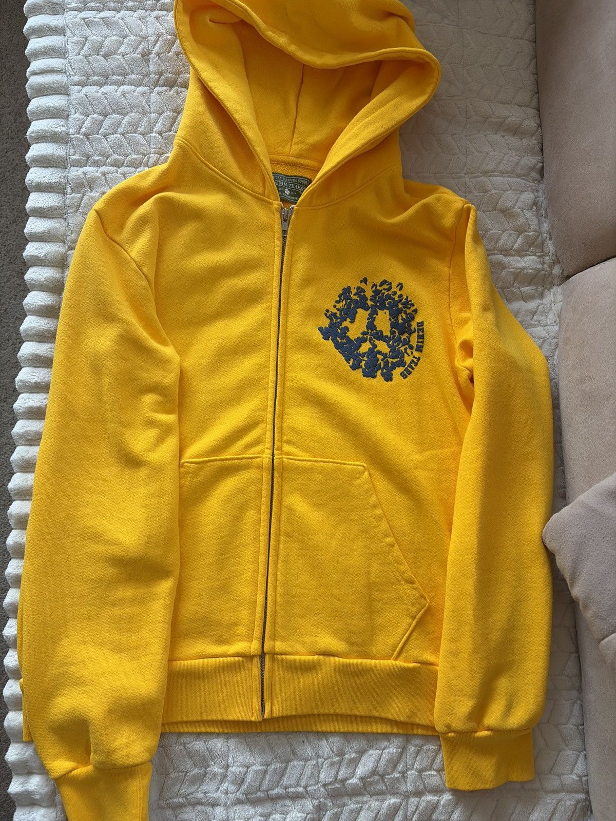 Yellow and blue DENIM TEARS
