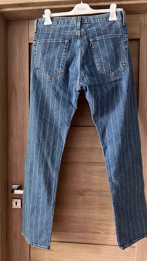 Levi's × Vintage Levi's sample 501 stripe blue eyes jeans Size US 32 / EU 48 - 2 Thumbnail