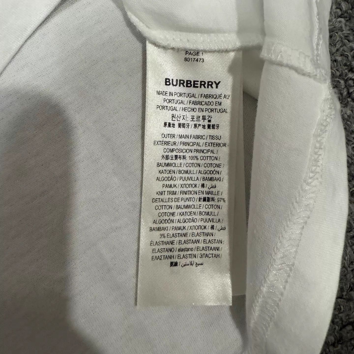 Burberry Burberry TB Logo White Short Sleeve Tee S 99 New Size US S / EU 44-46 / 1 - 4 Thumbnail