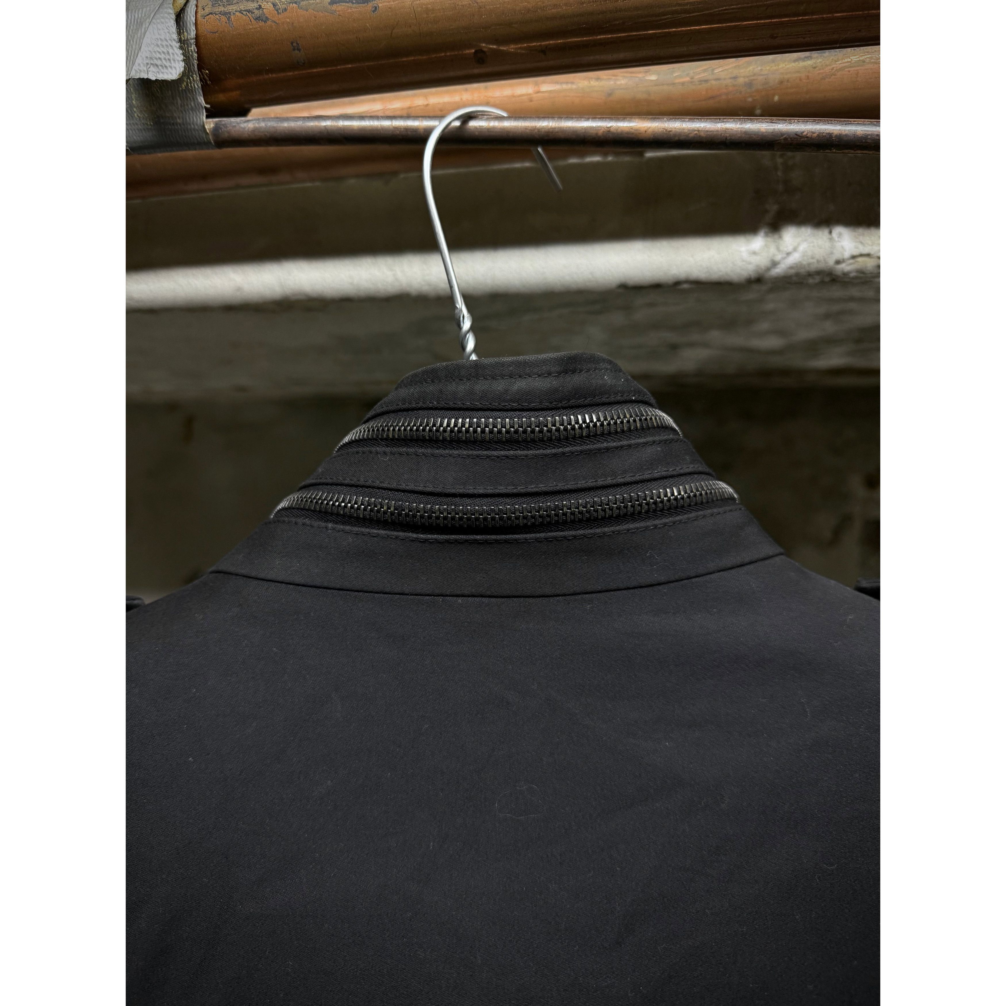 Lithium LITHIUM HOMME 2010s Black Cotton Gabardine Field Jacket Size US XS / EU 42 / 0 - 8 Thumbnail