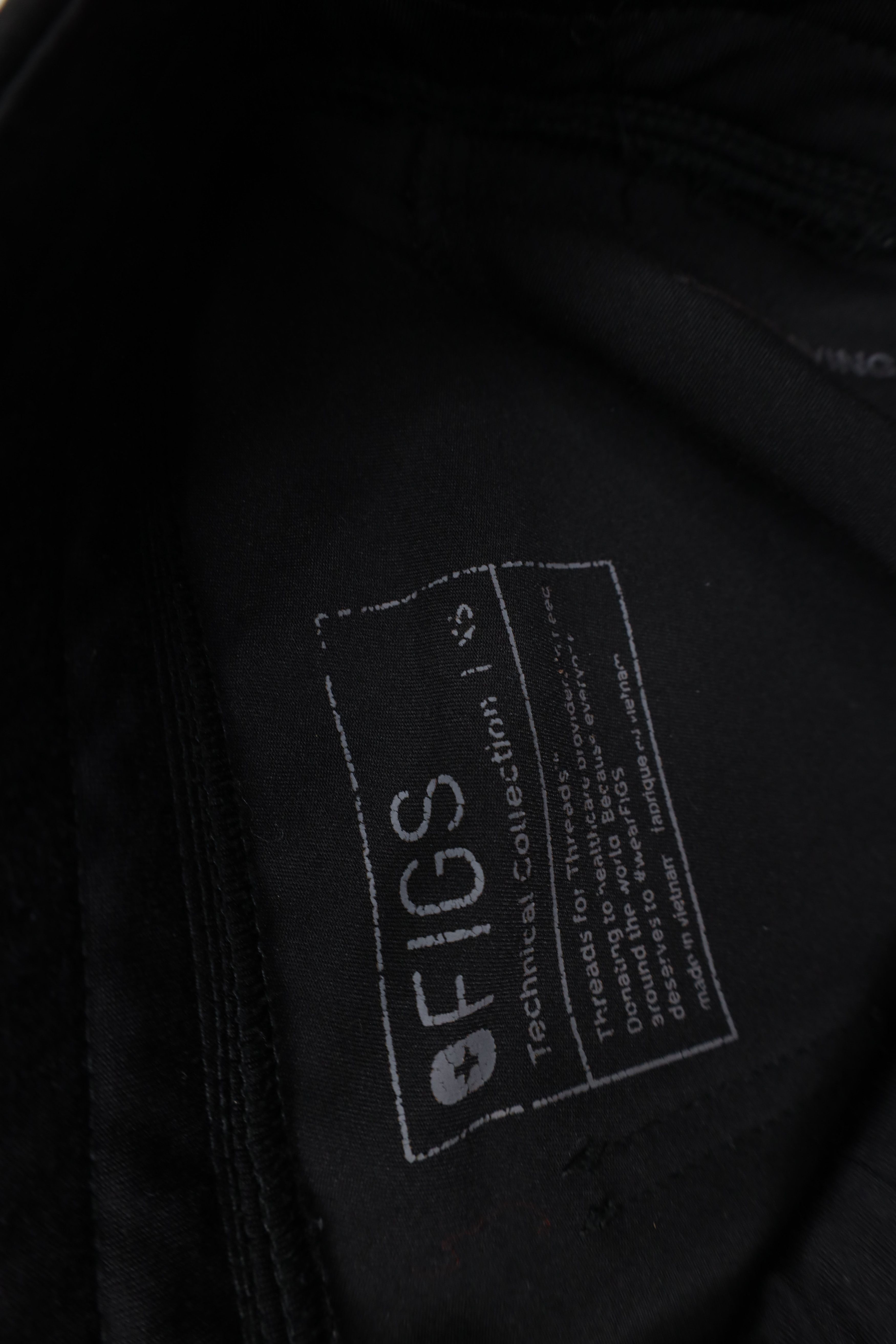 Vintage FIGS Collection Cuffed Nurse Scrubs Joggers Pants Black Size 26" / US 2 / IT 38 - 7 Thumbnail