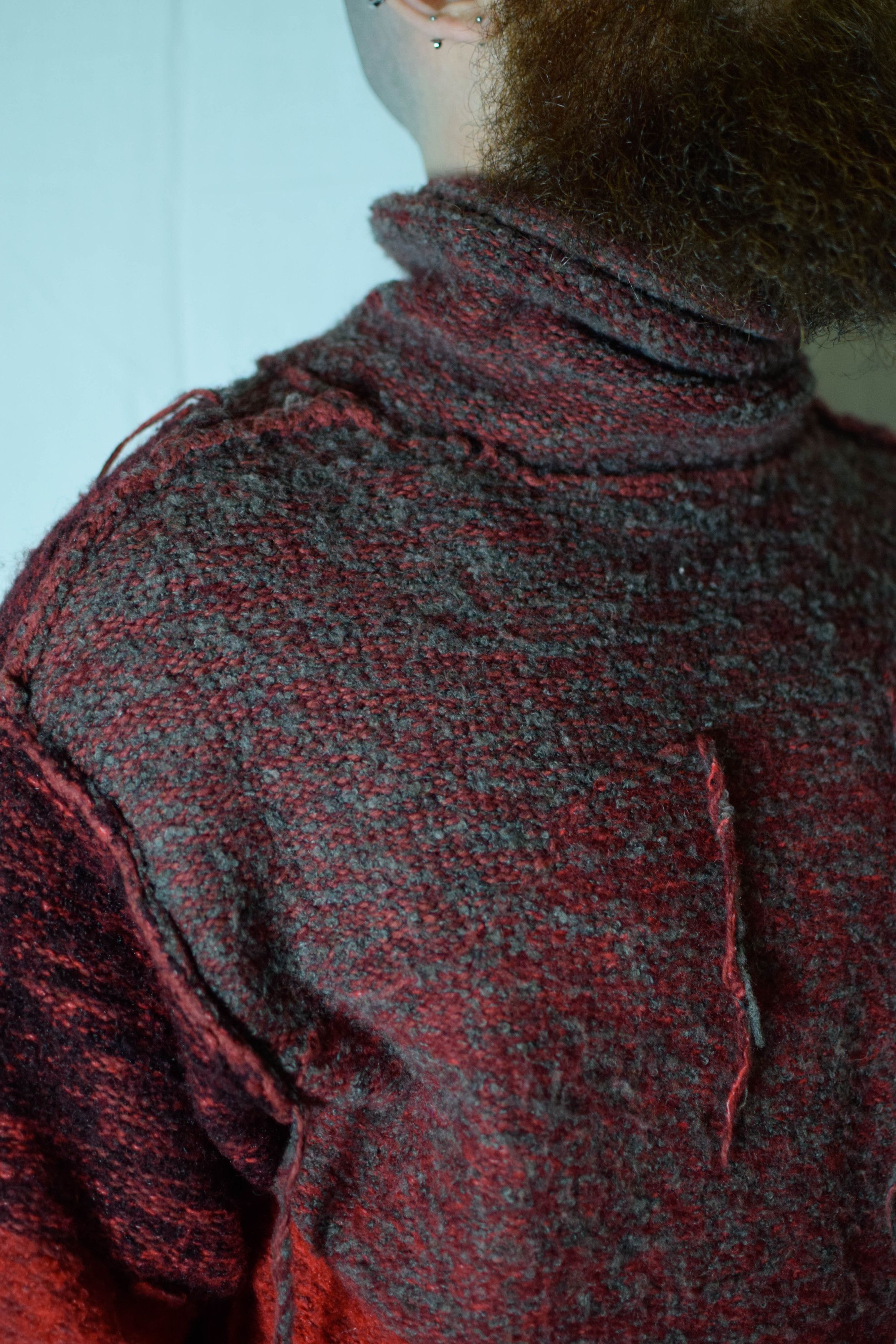 The Viridi-anne The Viridi-Anne AW23 Reversible Grunge Sweater - VI-3652-07 Size US L / EU 52-54 / 3 - 11 Thumbnail