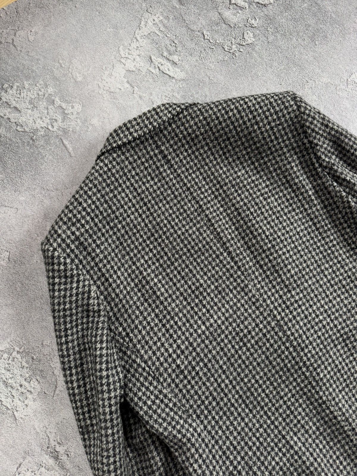 Harris Tweed × Vintage Harris Tweed M button up blazer jacket checkered wool Size 42S - 16 Thumbnail