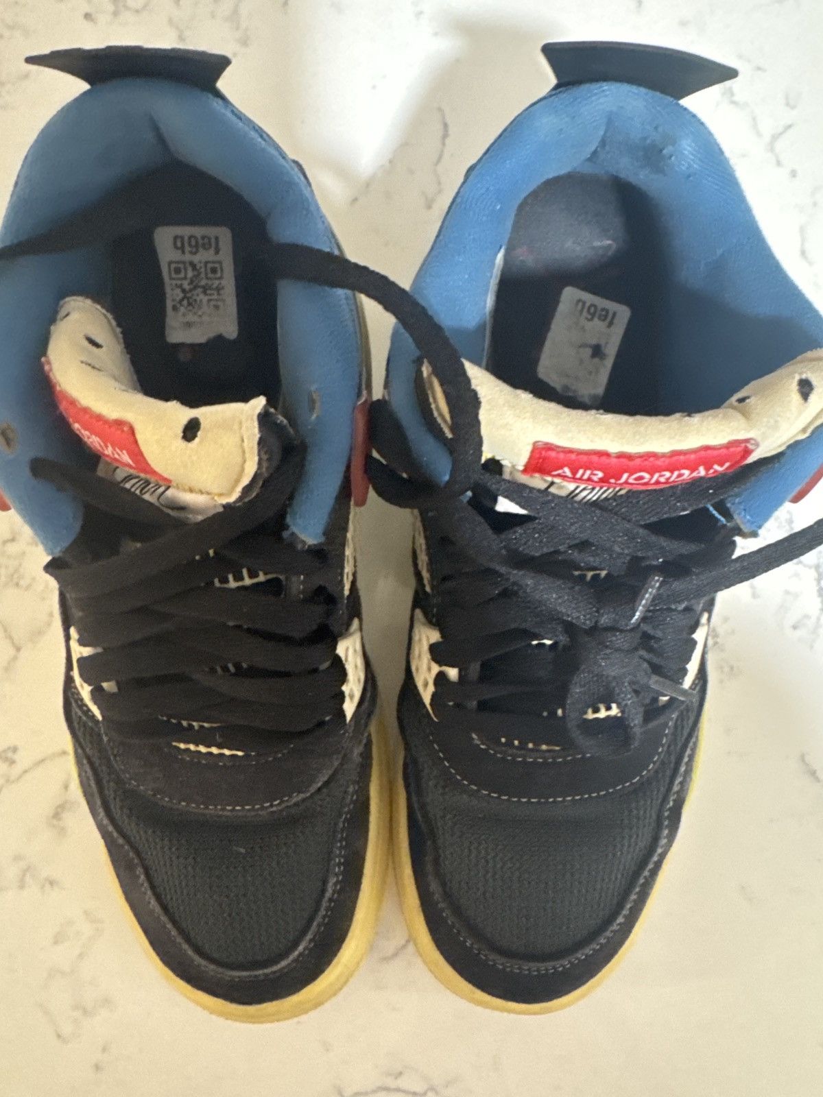 Jordan Brand × Union LA Jordan 4 Retro Union Off Noir size 8 Size US 8 / EU 41 - 5 Thumbnail