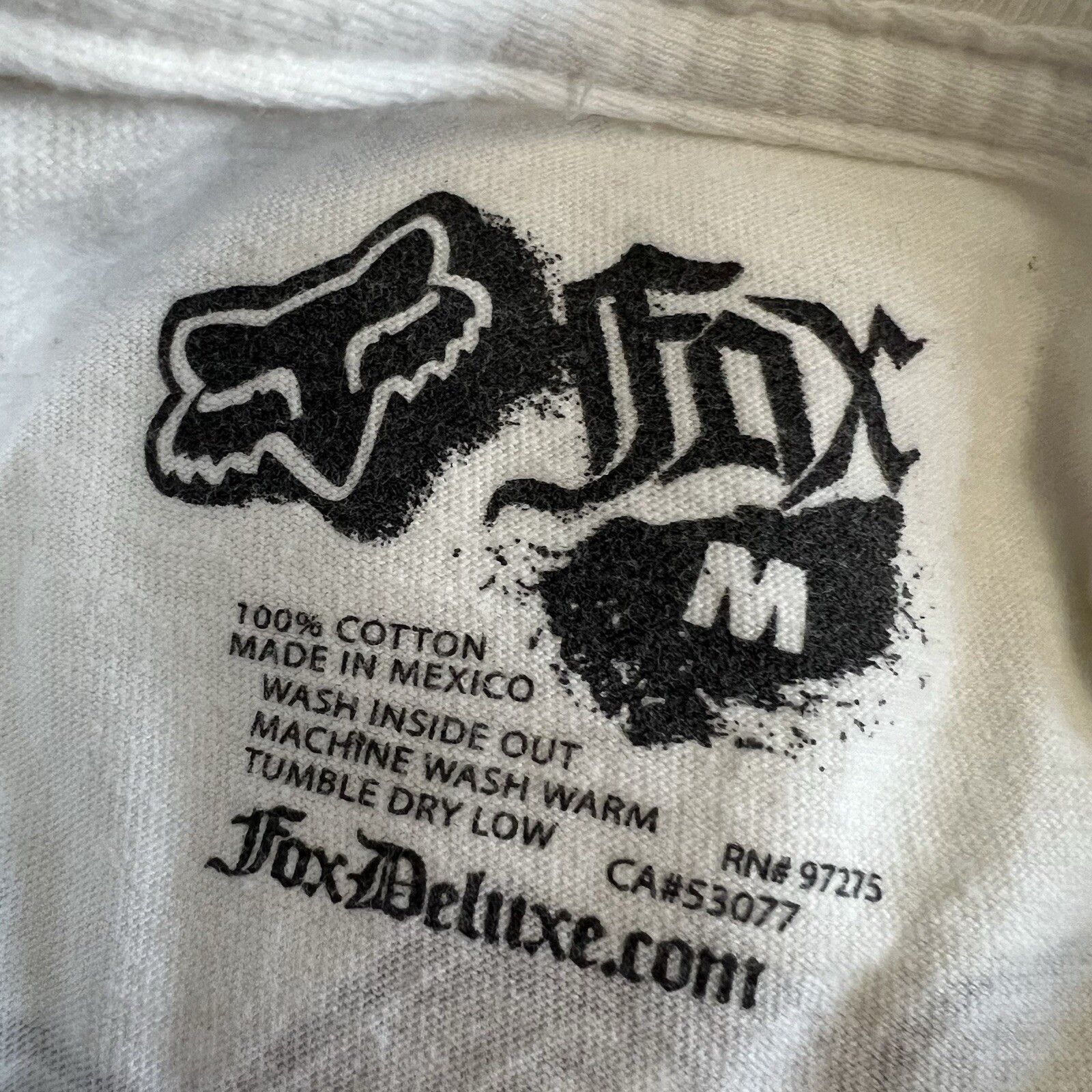 Fox Racing Fox Tee Men's Size M Short Sleeve Size US M / EU 48-50 / 2 - 3 Thumbnail
