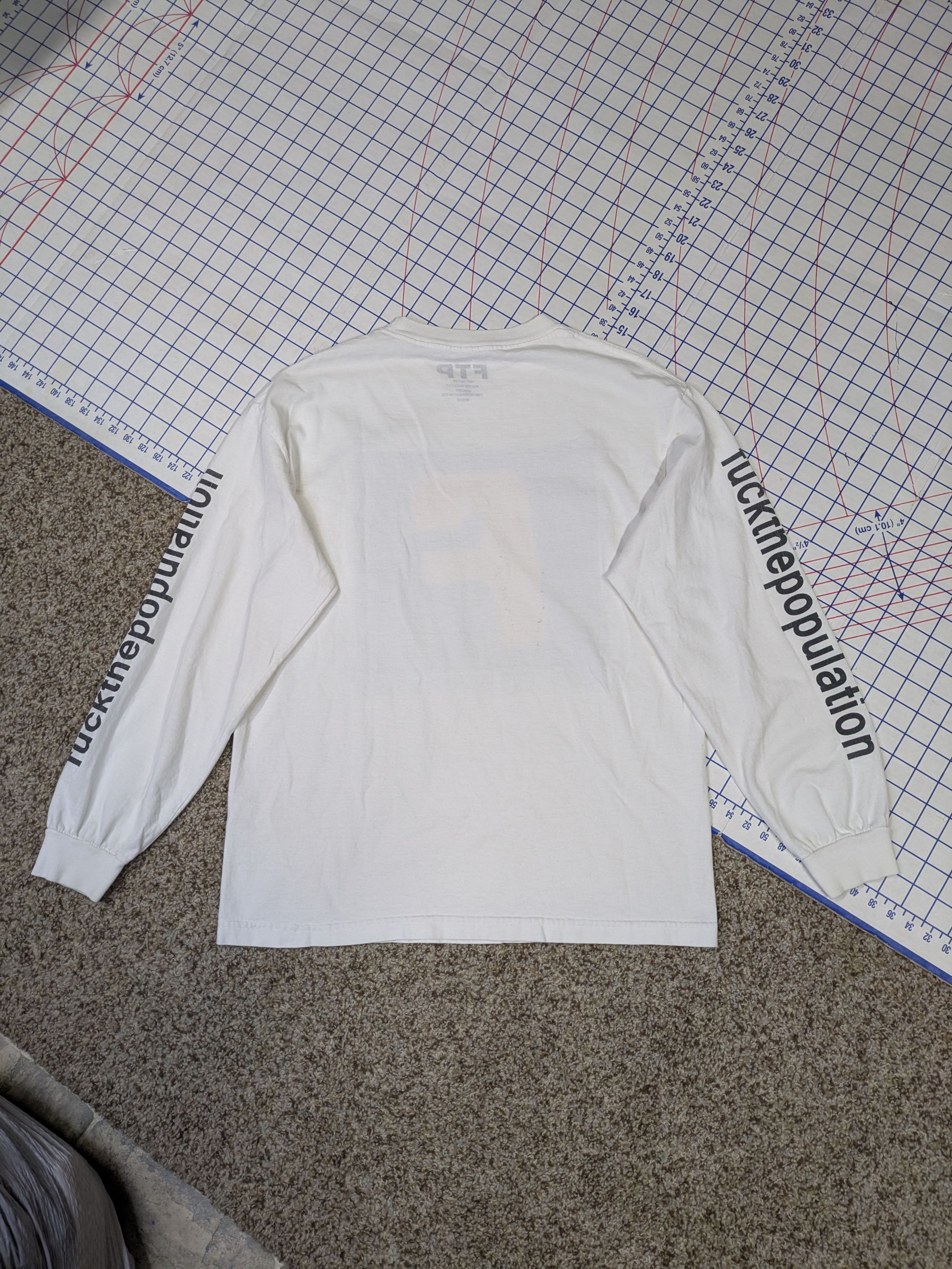Fuck The Population Rare january 2015 FTP "F long sleeve" t shirt HUF Size US M / EU 48-50 / 2 - 2 Thumbnail