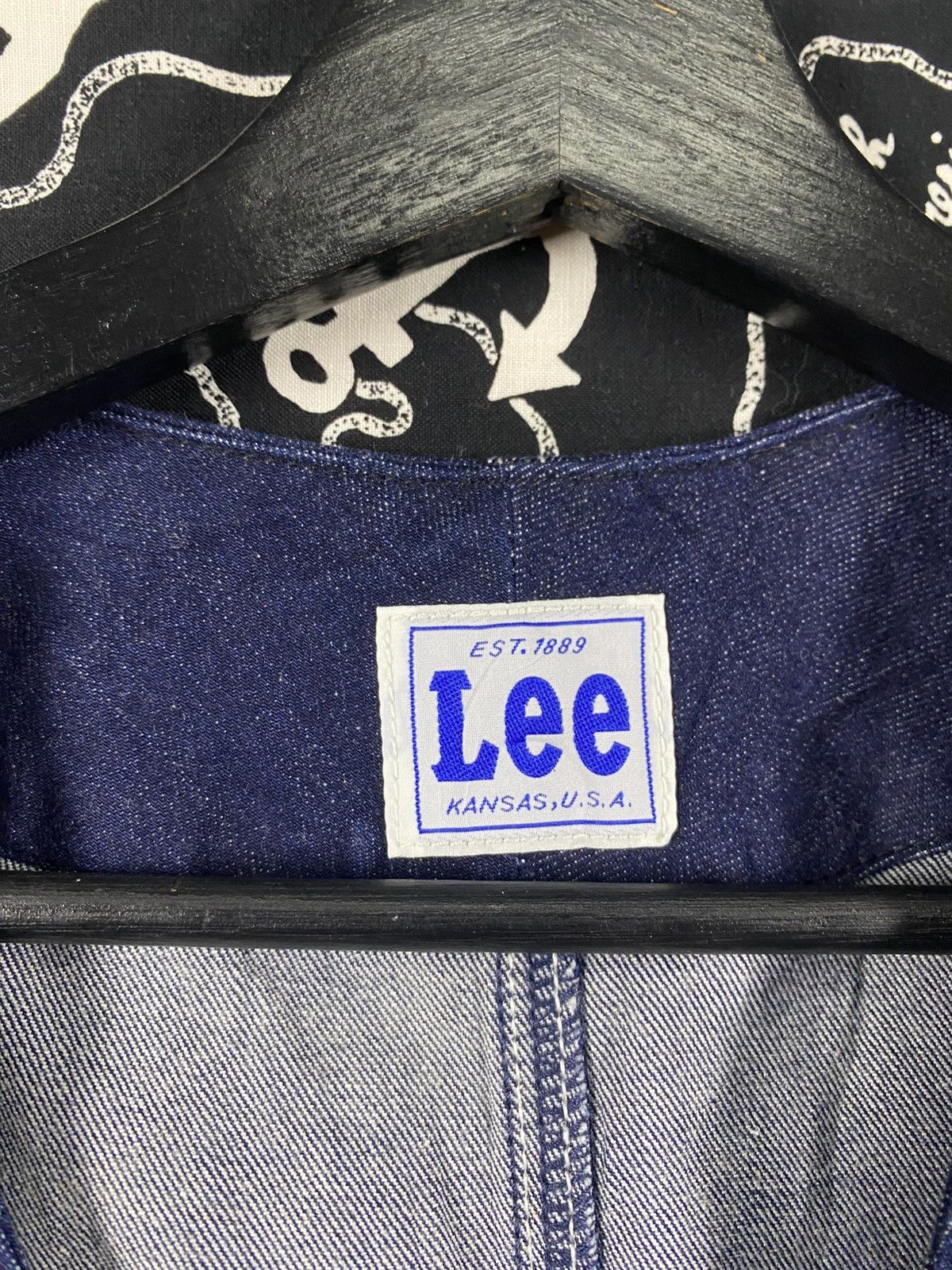 Lee Lee Denim Workwear Vest Indigo Blue Button-Up Utility Vest Size US XL / EU 56 / 4 - 8 Thumbnail