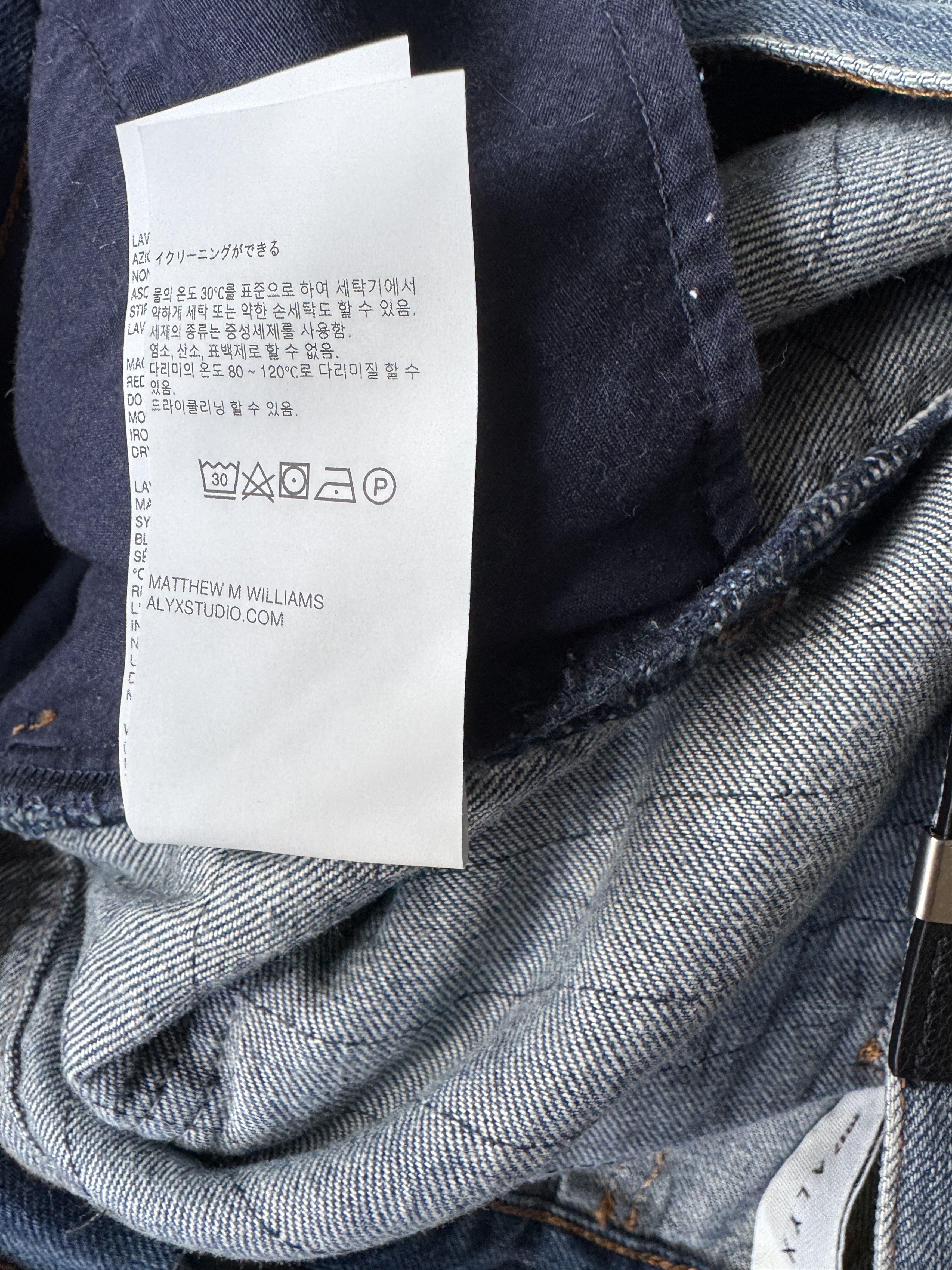 1017 ALYX 9SM × Blackmeans Distressed Shredded Blackmeans x Alyx Pants Size US 34 / EU 50 - 25 Thumbnail