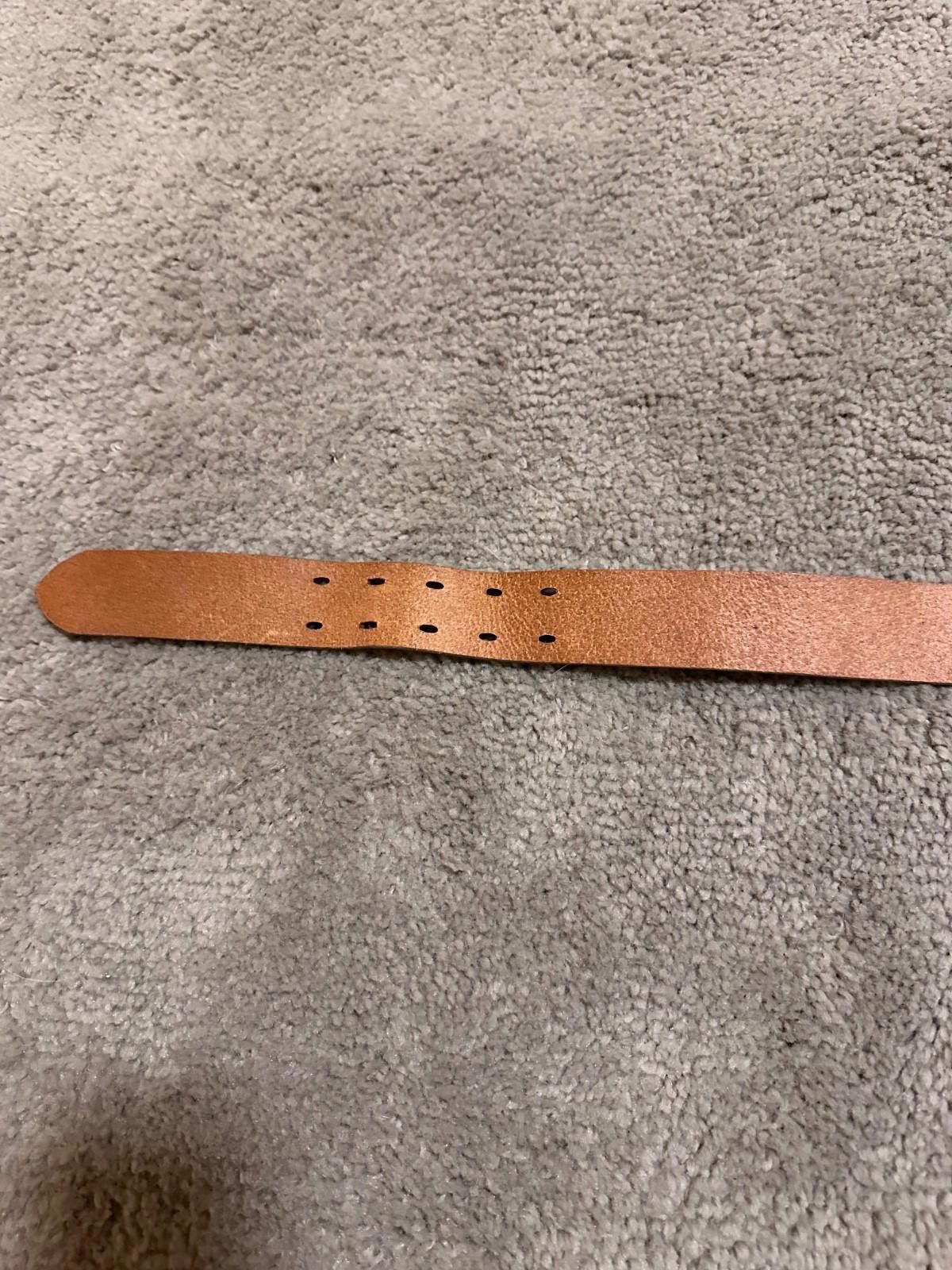 Diesel Diesel Leather Belt Brown Sz 85 Size ONE SIZE - 6 Thumbnail