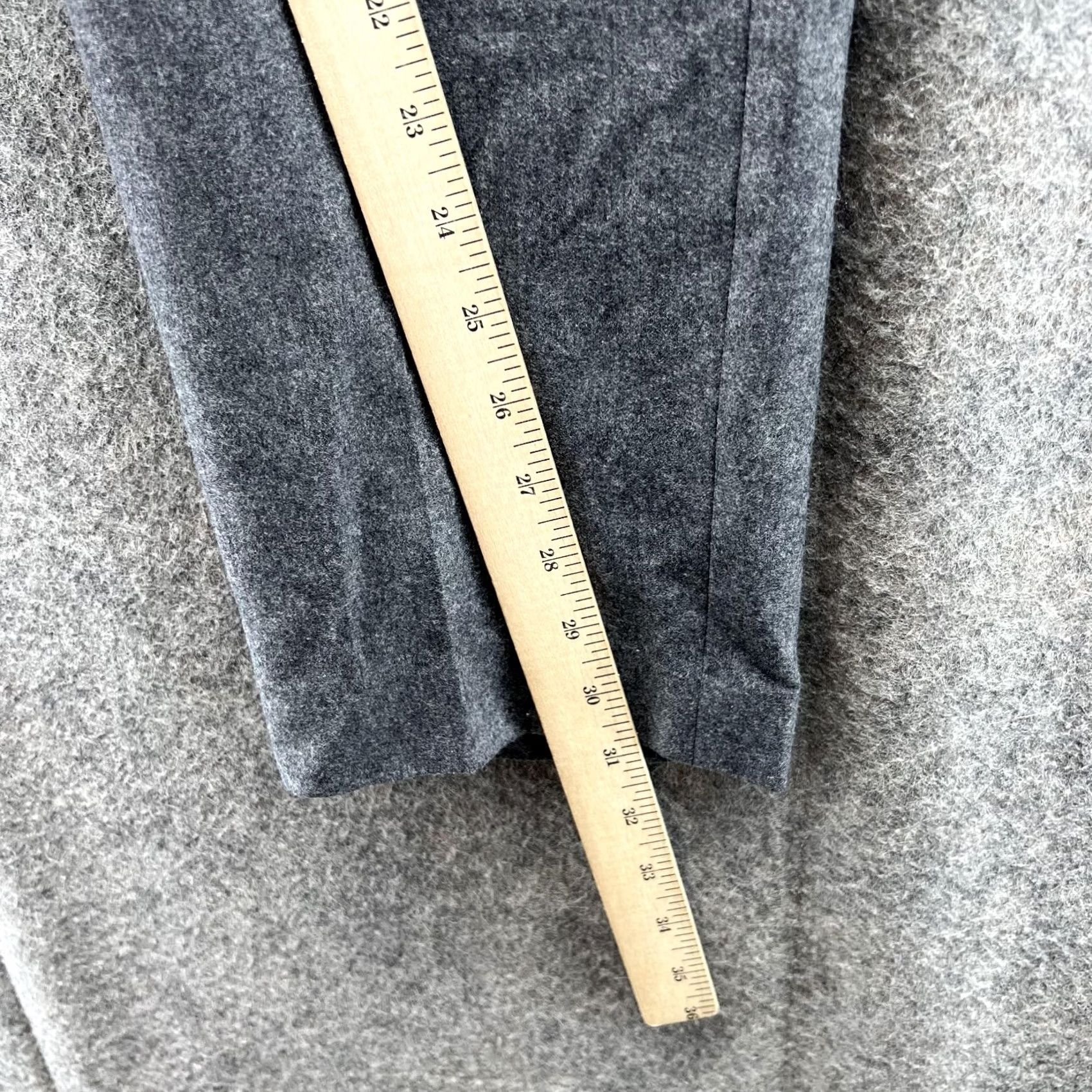Vintage VINTAGE: NO Hugo Boss Pants Men 34R Gray Chino Pleated Dress Casual Wool Trousers Size US 34 / EU 50 - 7 Thumbnail