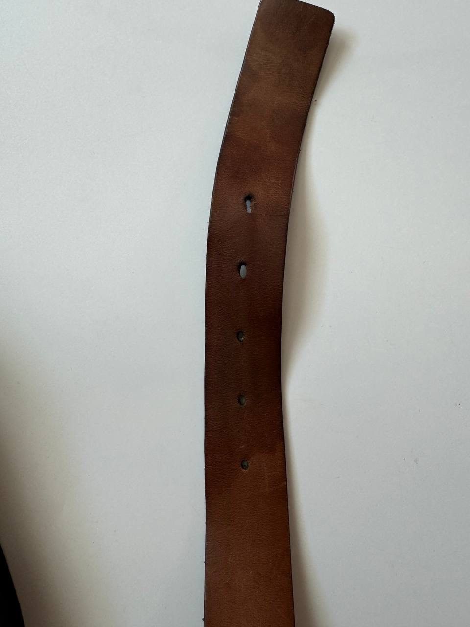Gucci GUCCI top type leather plain belt size 90/36 black Size ONE SIZE - 18 Thumbnail