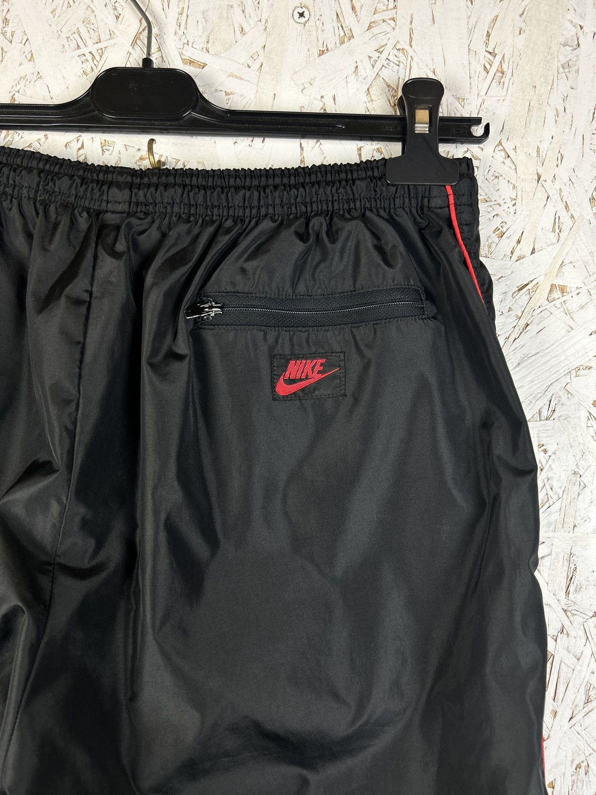 Jordan Brand 80s Vintage Nike Air Jordan Tracksuit Nylon Pants Black L Size US 34 / EU 50 - 8 Thumbnail
