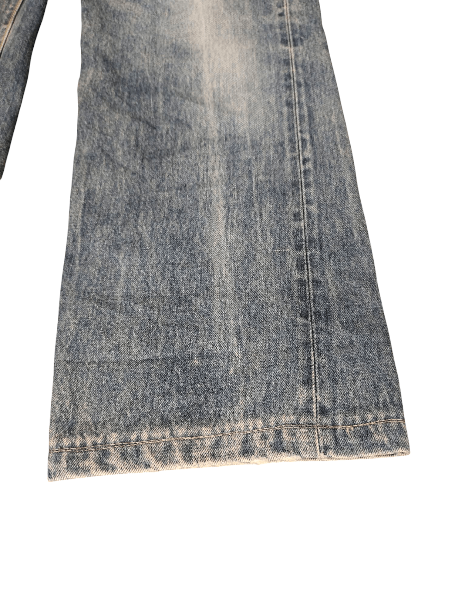 If Six Was Nine Loose Jeans Edwin Distress Faded Clawmark Denim Jeans Size US 32 / EU 48 - 6 Thumbnail