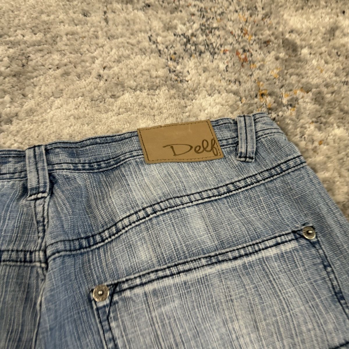 JNCO × Southpole × Vintage Vintage y2k Delf baggy southpole JNCO style faded shorts Size US 38 / EU 54 - 3 Thumbnail