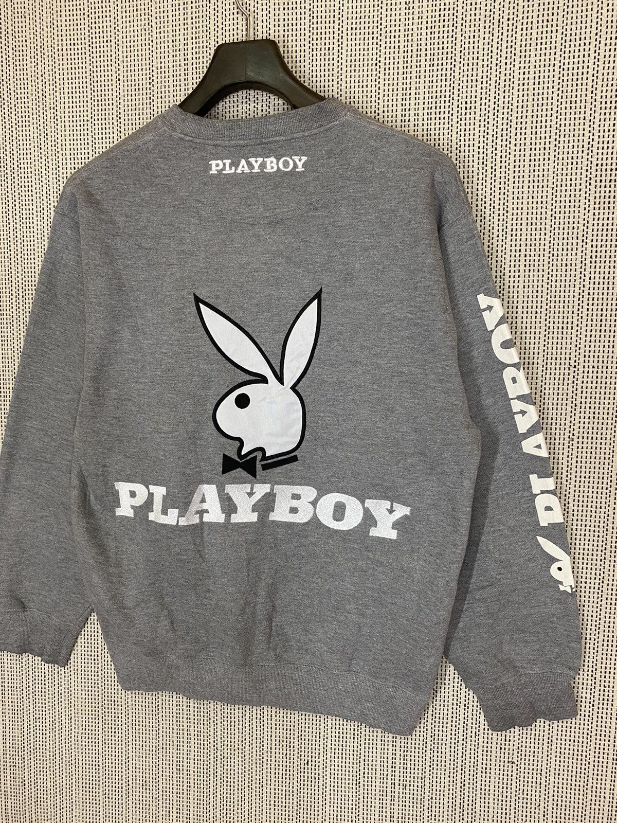 Playboy × Vintage vintage playboy spell out big logo sweatshirt crewneck Size US L / EU 52-54 / 3 - 4 Thumbnail