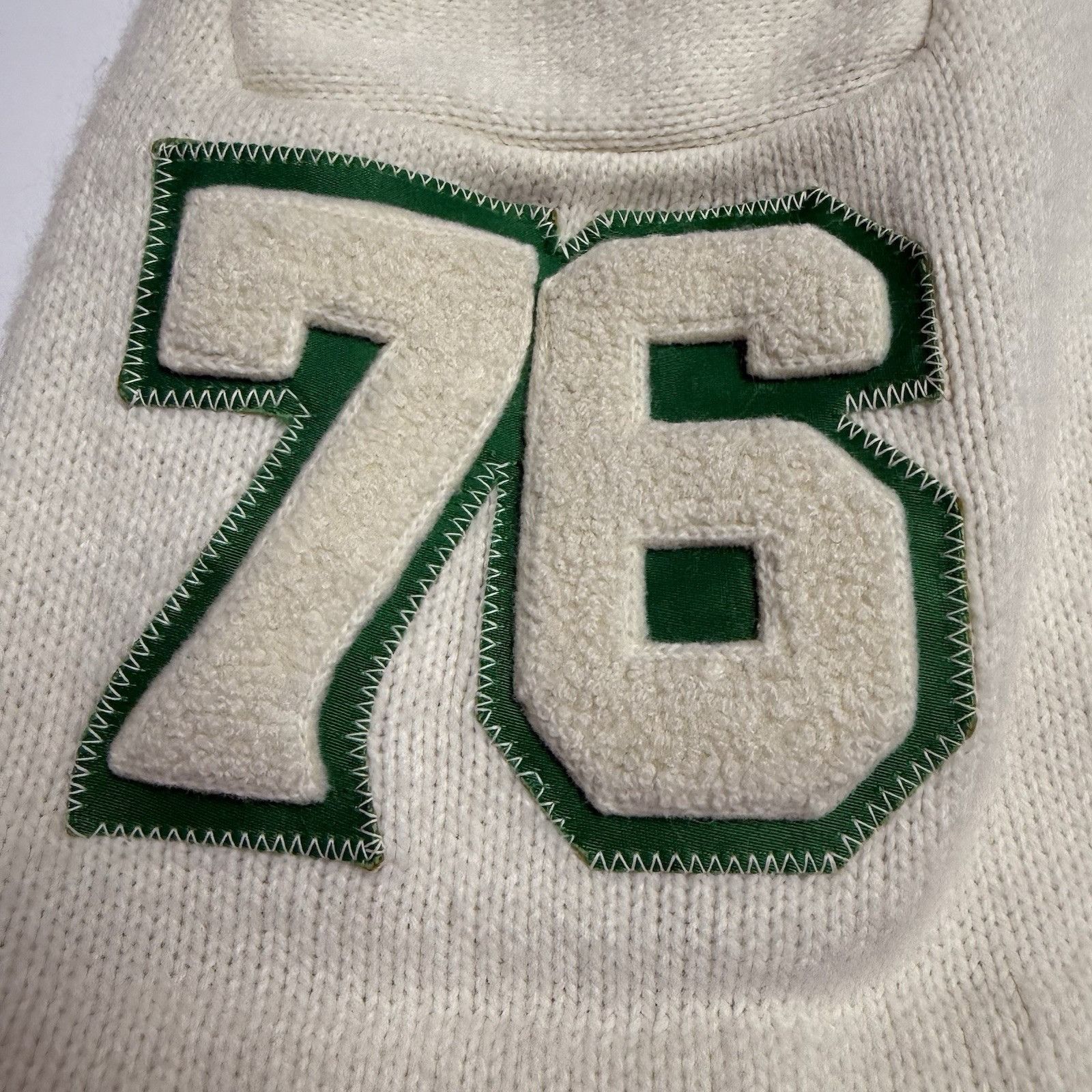 Vintage Vintage 70’s Heavy Knit Varsity Cardigan Sweater Size 44 Wom Size L / US 10 / IT 46 - 7 Thumbnail