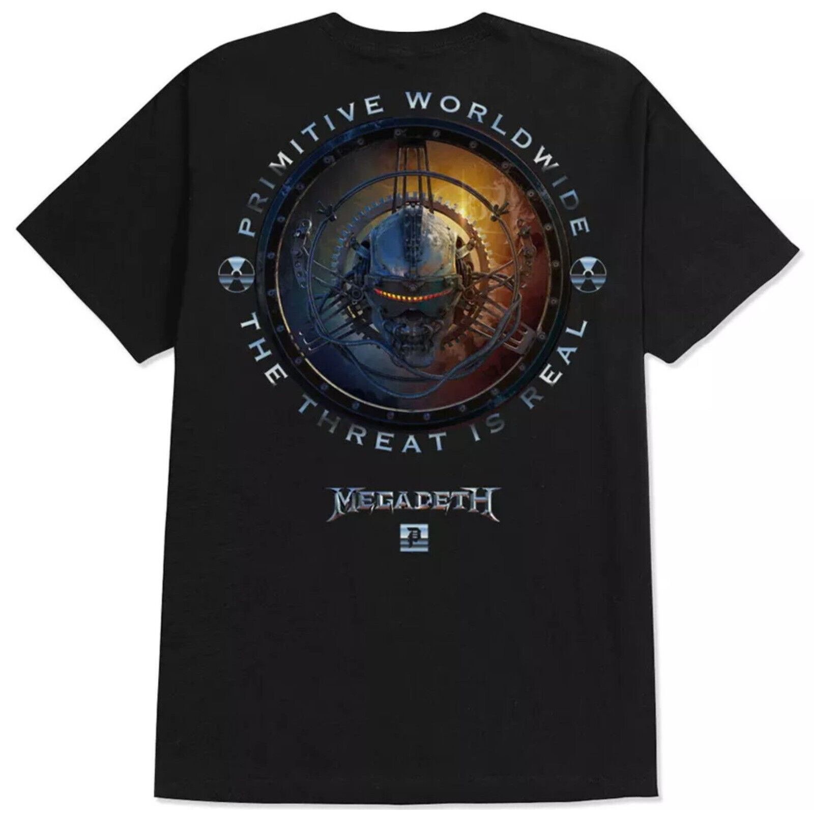 Primitive Primitive X Megadeth T-Shirt Threat Is Real Short Sleeve Tee Size US L / EU 52-54 / 3 - 1 Thumbnail