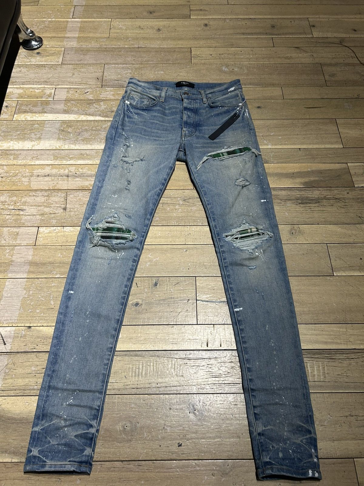 Amiri Amiri MX1 Green Patch Size US 32 / EU 48 - 1 Thumbnail