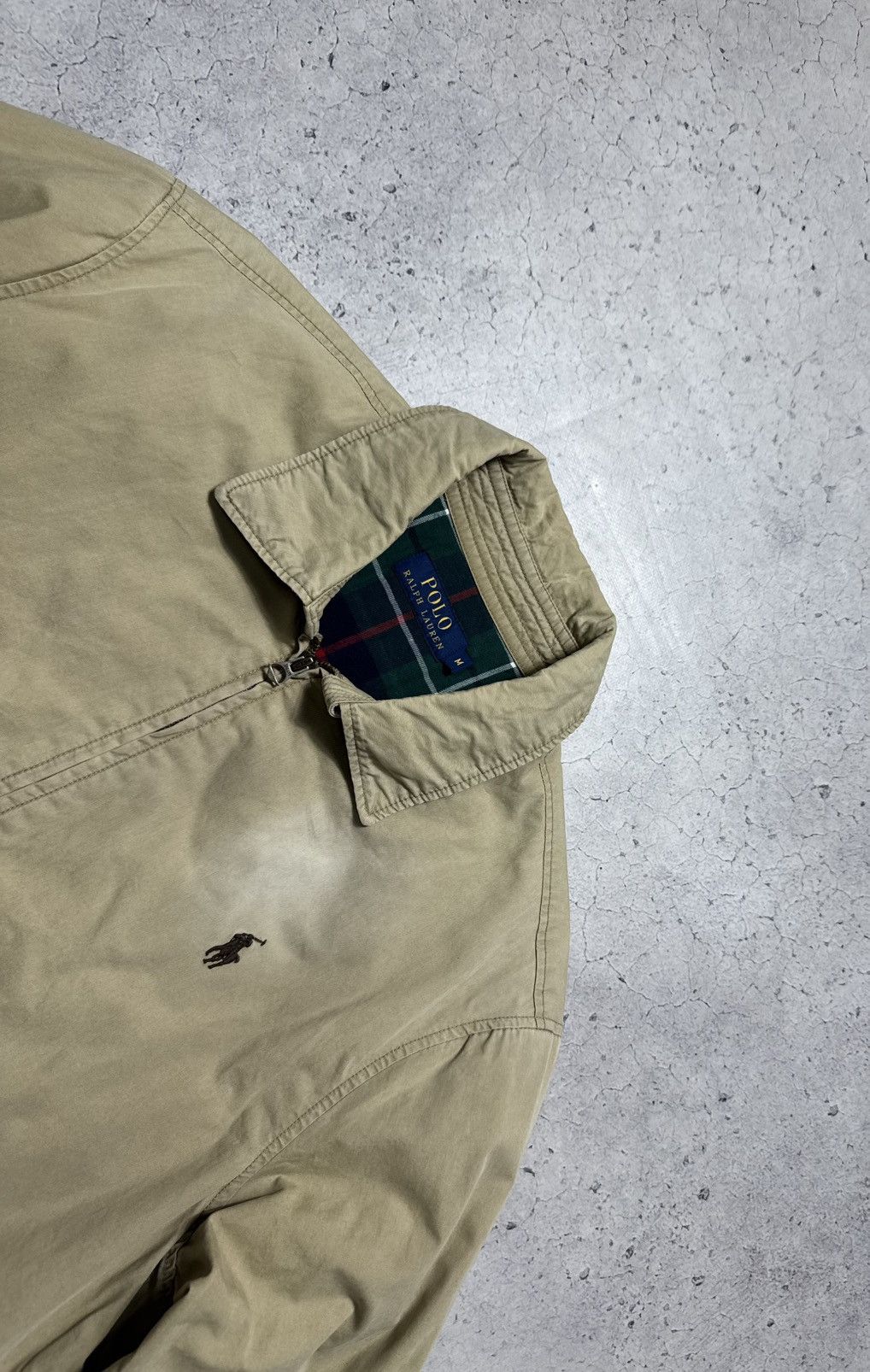 Polo Ralph Lauren Polo Ralph Lauren Beige Bomber Jacket Size M Size US M / EU 48-50 / 2 - 4 Thumbnail