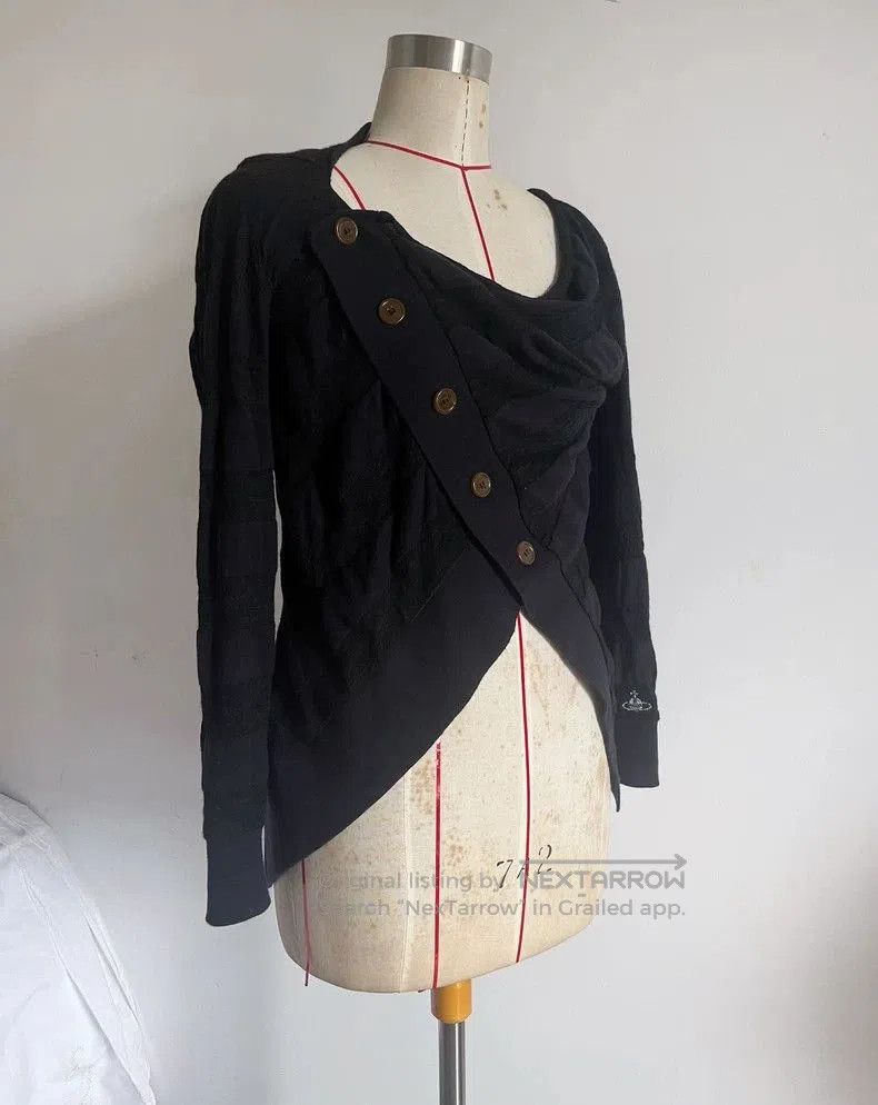 Vivienne Westwood Punk Stripe Knit Cardigan .