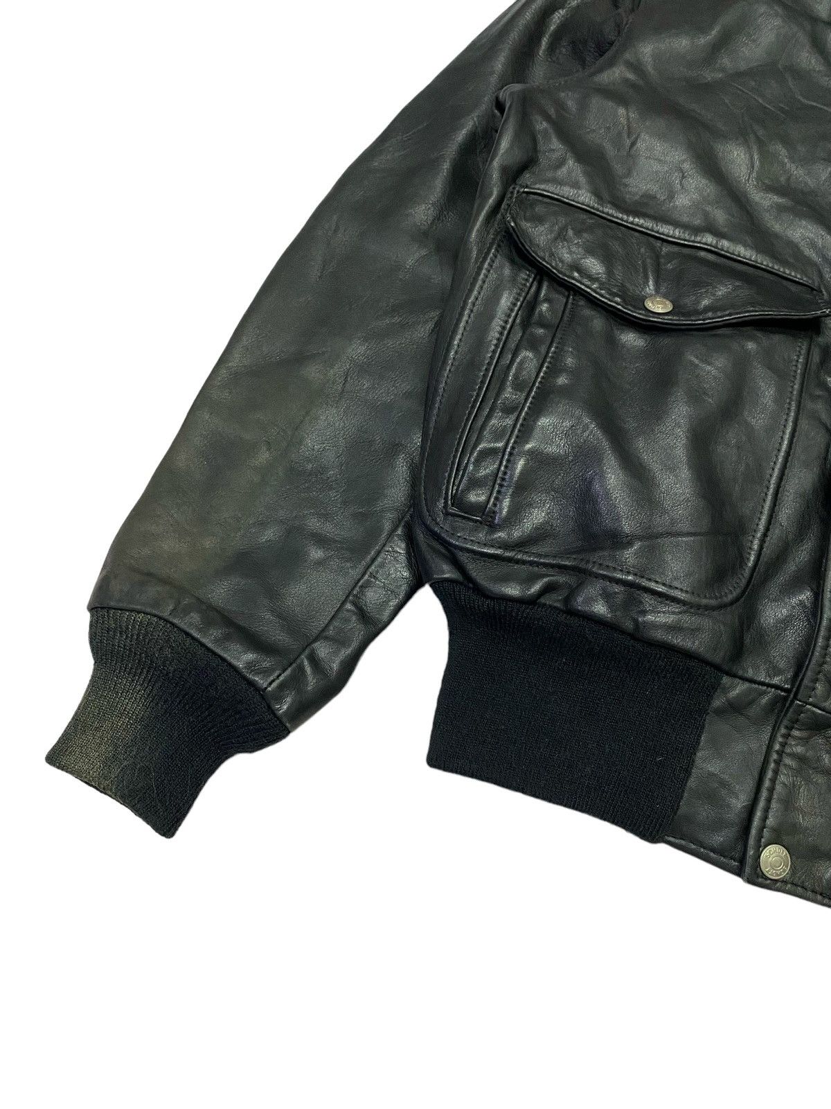 Schott Vintage Schott Leather A-2 Bomber Jacket Size US M / EU 48-50 / 2 - 19 Thumbnail