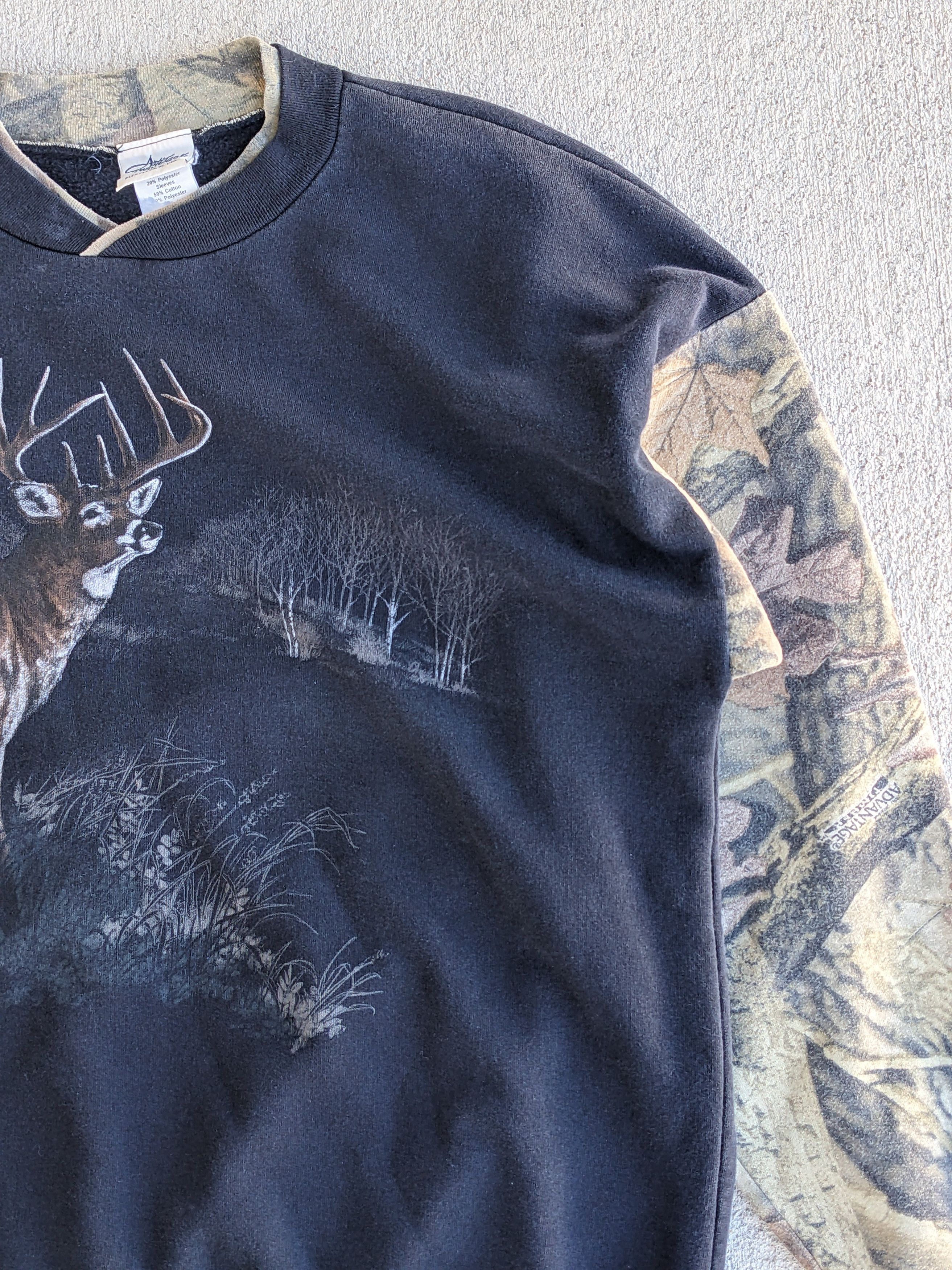 Realtree × Vintage Vintage Realtree Style Sweatshirt Made in the USA Size US XL / EU 56 / 4 - 2 Thumbnail