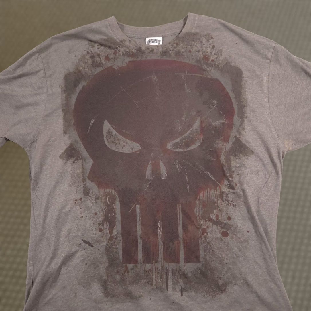 Vintage Extreme Shirt 2XL Gray Punisher Skull Marvel Graphic Tee Crewneck Mens Short Sleeve Shirt Size US XXL / EU 58 / 5 - 1 Thumbnail
