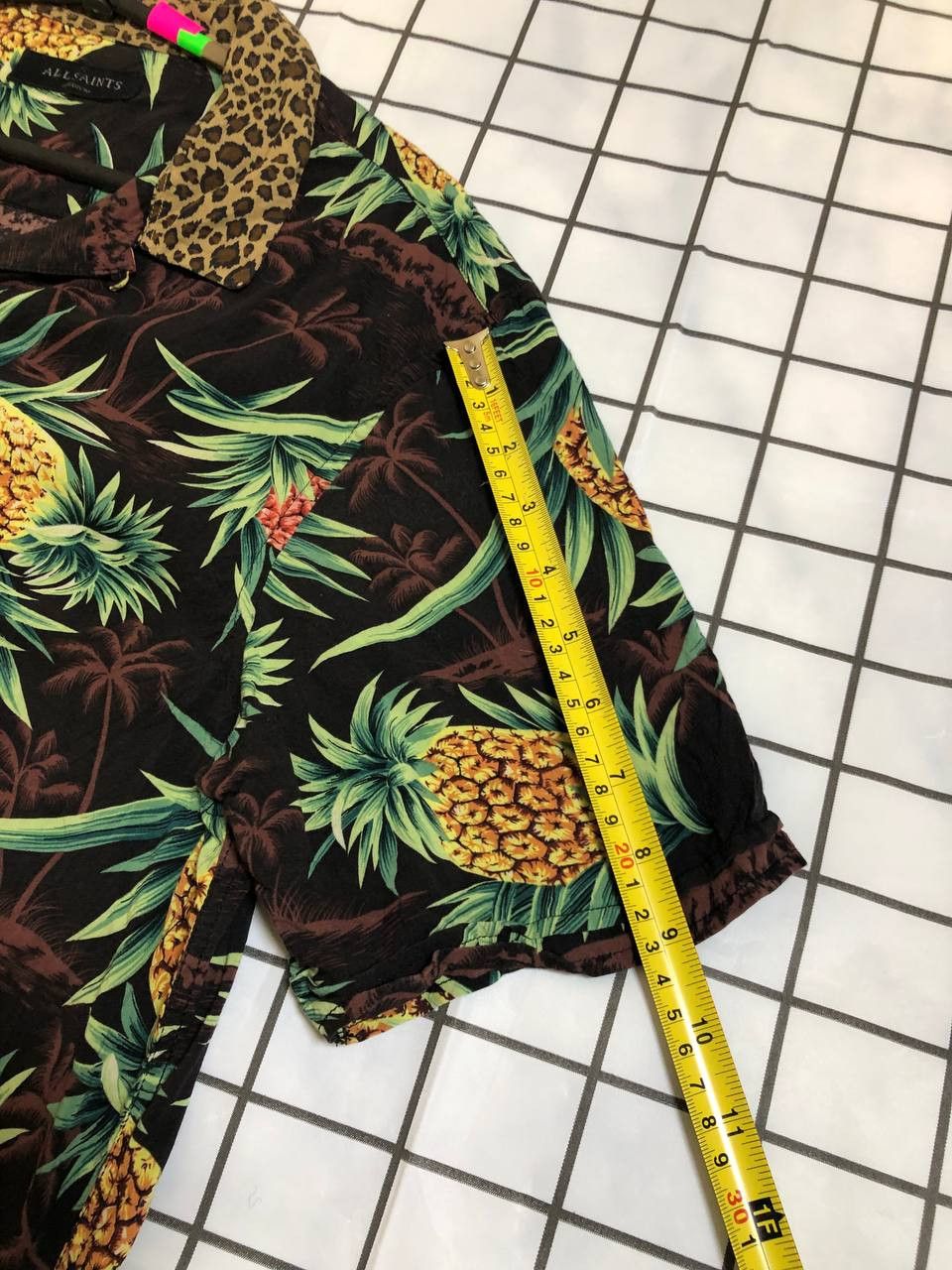 Allsaints Allsaints Dark Hawaiian Shirt Floral Hawaiian Casual Shirt Size US M / EU 48-50 / 2 - 5 Thumbnail