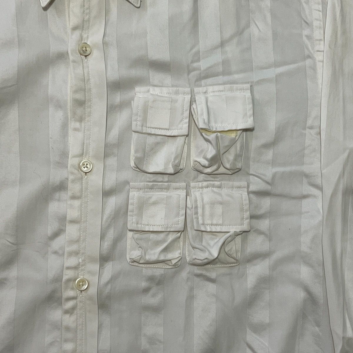 General Research GENERAL RESEARCH 1998 Parasite Vertical Stripes Shirt Size US L / EU 52-54 / 3 - 2 Thumbnail