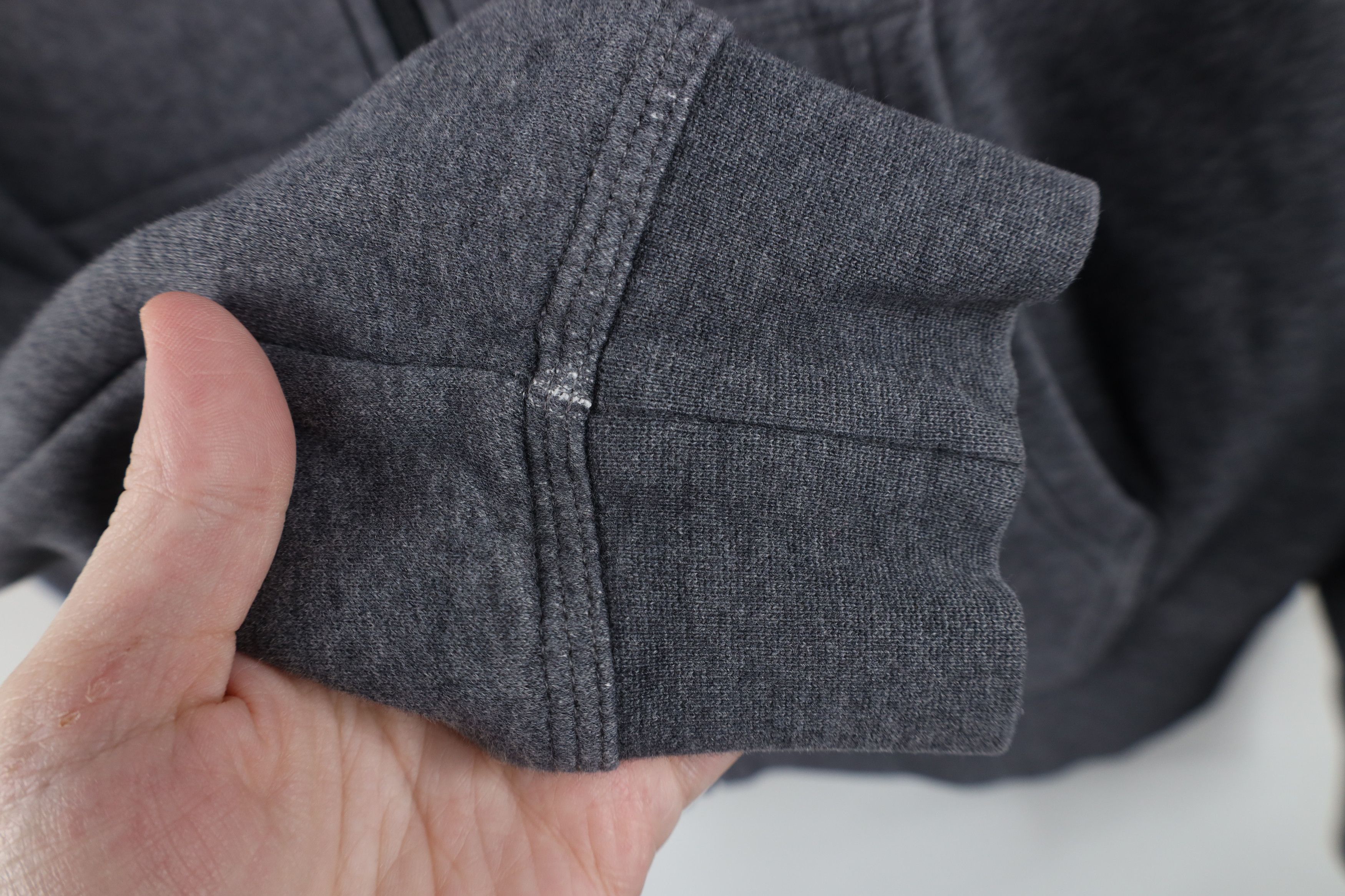 Nike Vintage Nike Mini Swoosh Full Zip Hoodie Sweatshirt Gray Size US M / EU 48-50 / 2 - 9 Thumbnail
