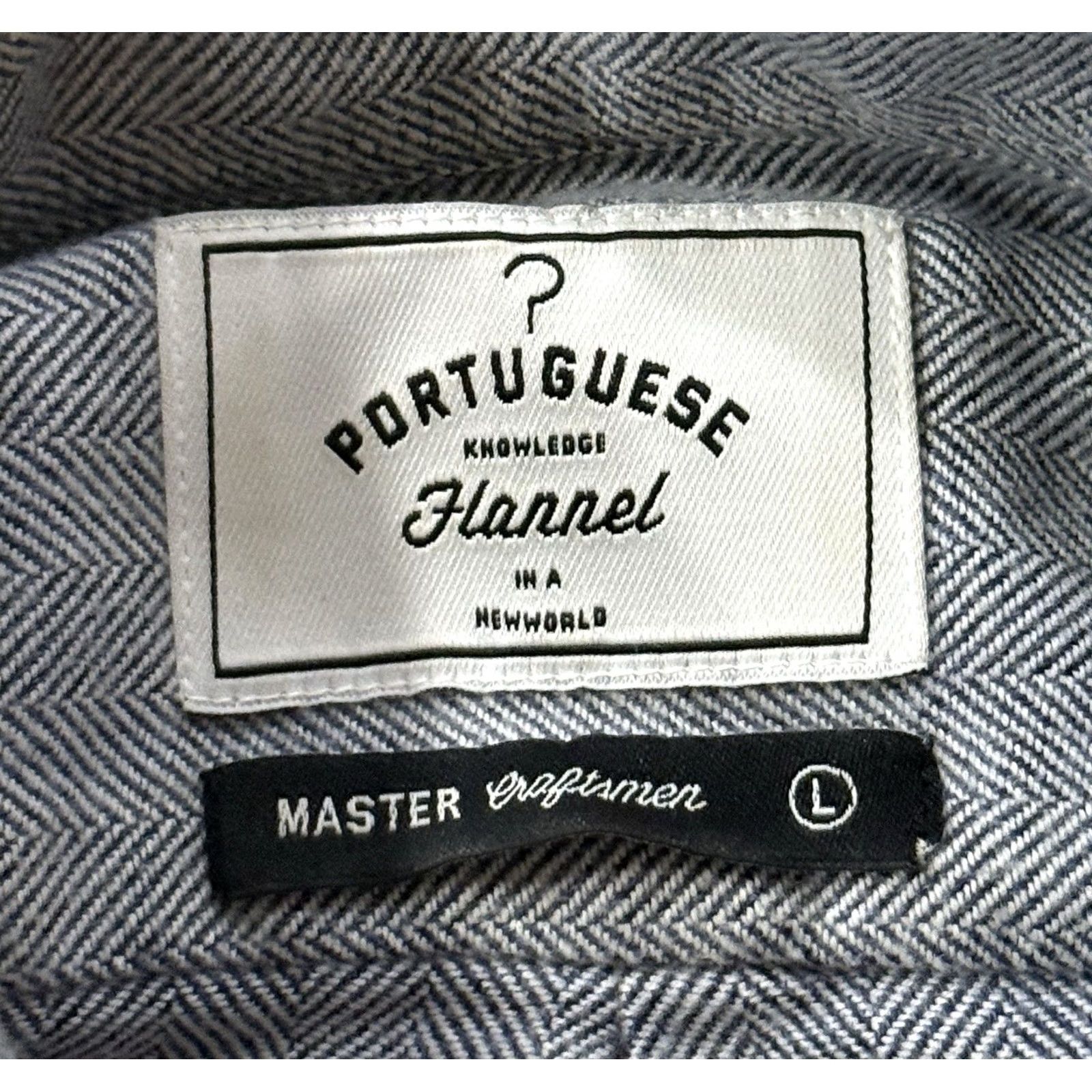 Portuguese Flannel VINTAGE Portuguese Flannel Shirt No (adjusted per rules: vintage with clues) Size US L / EU 52-54 / 3 - 7 Thumbnail