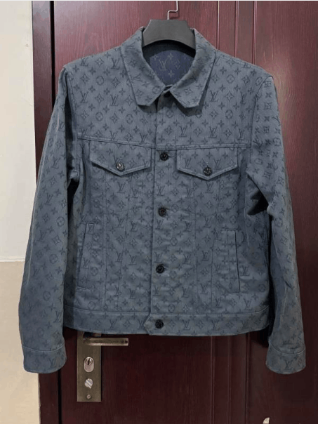Louis Vuitton Louis Vuitton Monogram Jacquard Denim Jacket Size US M / EU 48-50 / 2 - 1 Thumbnail