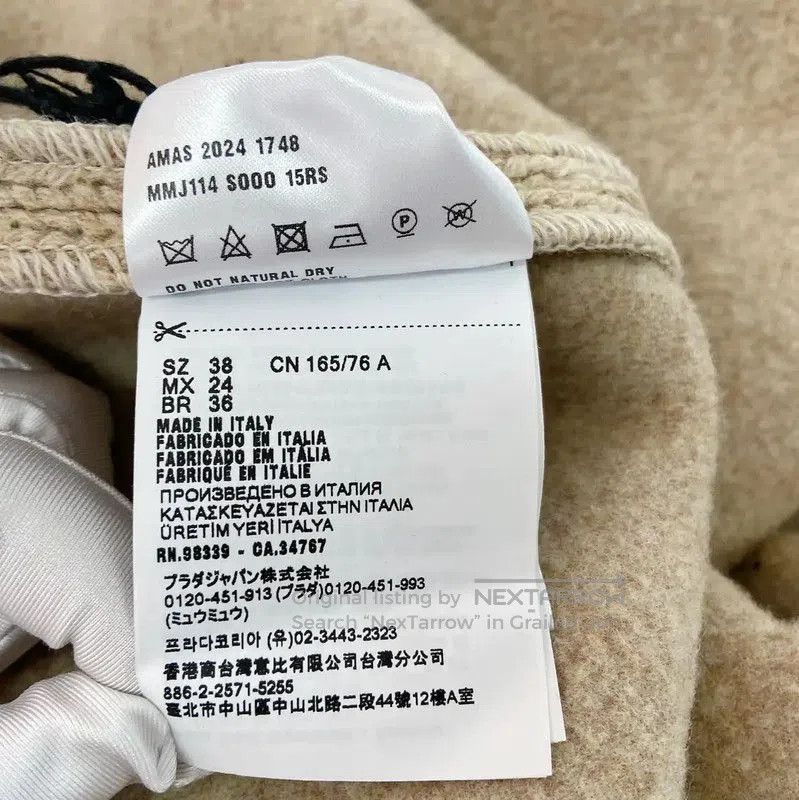 Miu Miu Miu Miu Beige Wool Ladies Jacket . Size M / US 6-8 / IT 42-44 - 9 Thumbnail