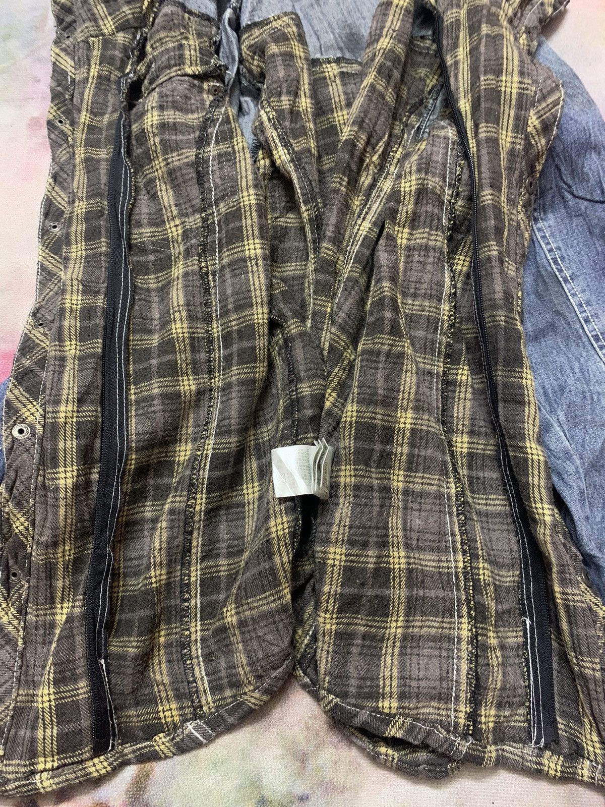 In The Attic In the Attic Hybrid Flannel Washed Denim Dirty Design Size US M / EU 48-50 / 2 - 11 Thumbnail