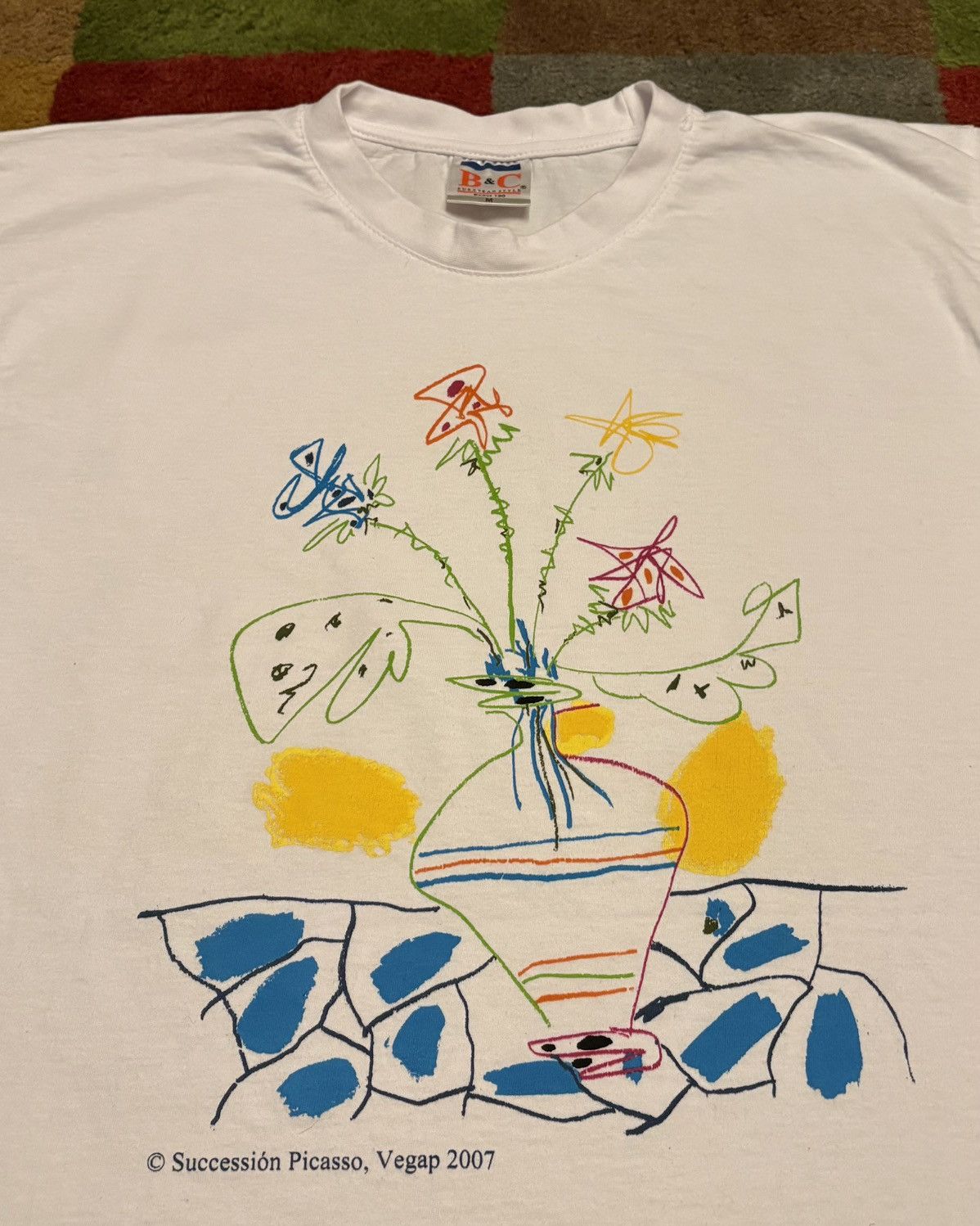 Vintage Rare 2007 Vintage Pablo Picasso Art Tee Size US M / EU 48-50 / 2 - 2 Thumbnail