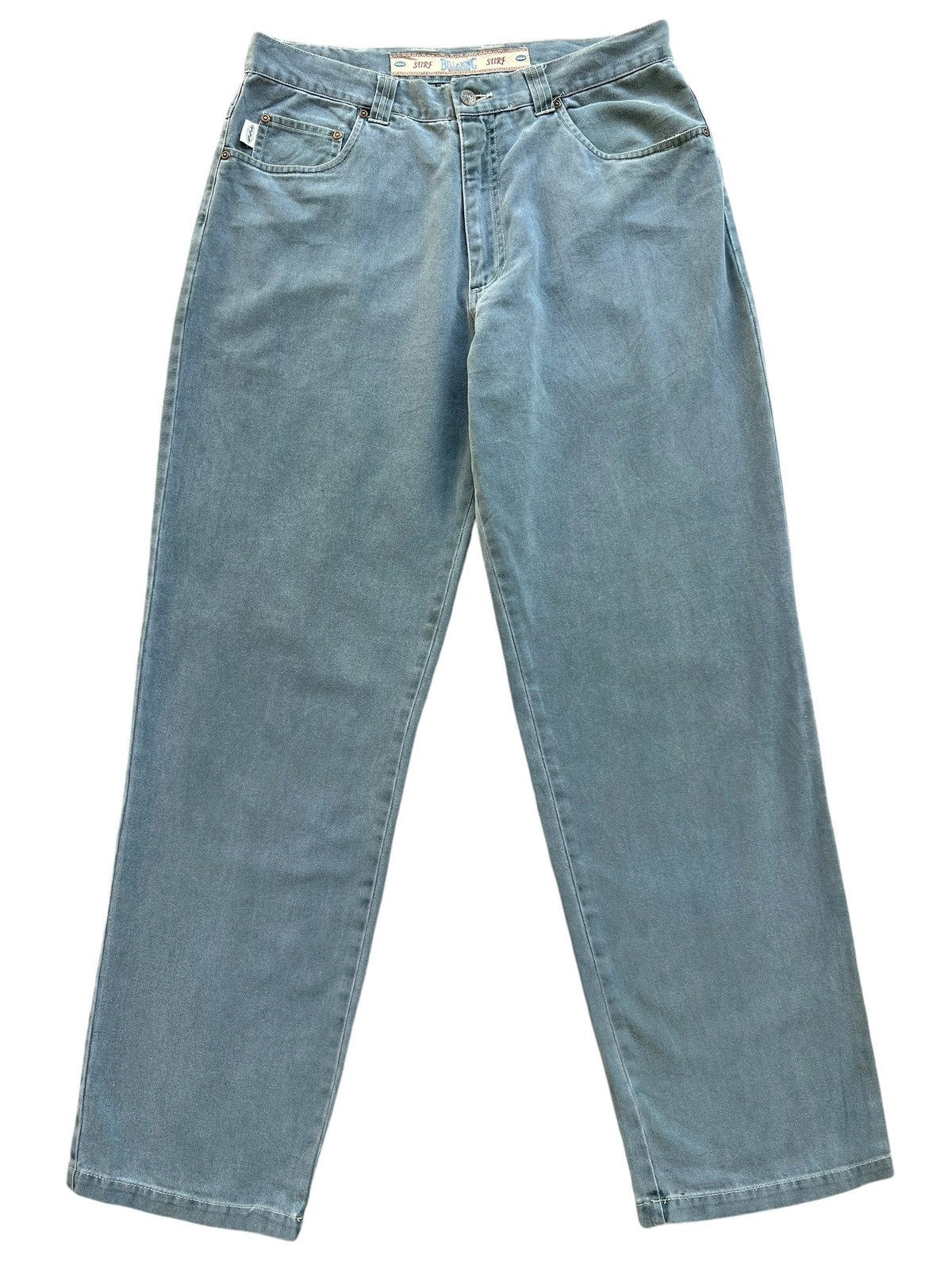 Billabong Rare🔥 Vintage 90s Billabong Australia Denim Jeans 35x33 .5 Size US 35 - 1 Thumbnail