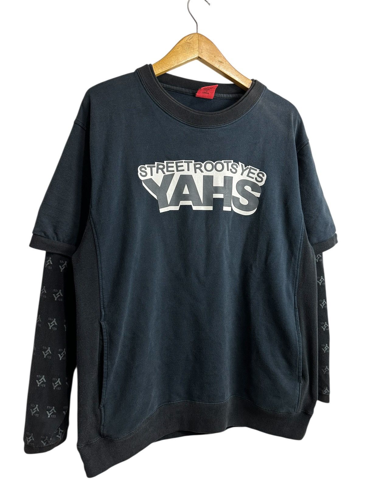14th Addiction SICK FADED FOGATY HOUSE DOUBLE LAYER LONG SLEEVE TEE Size US L / EU 52-54 / 3 - 3 Thumbnail