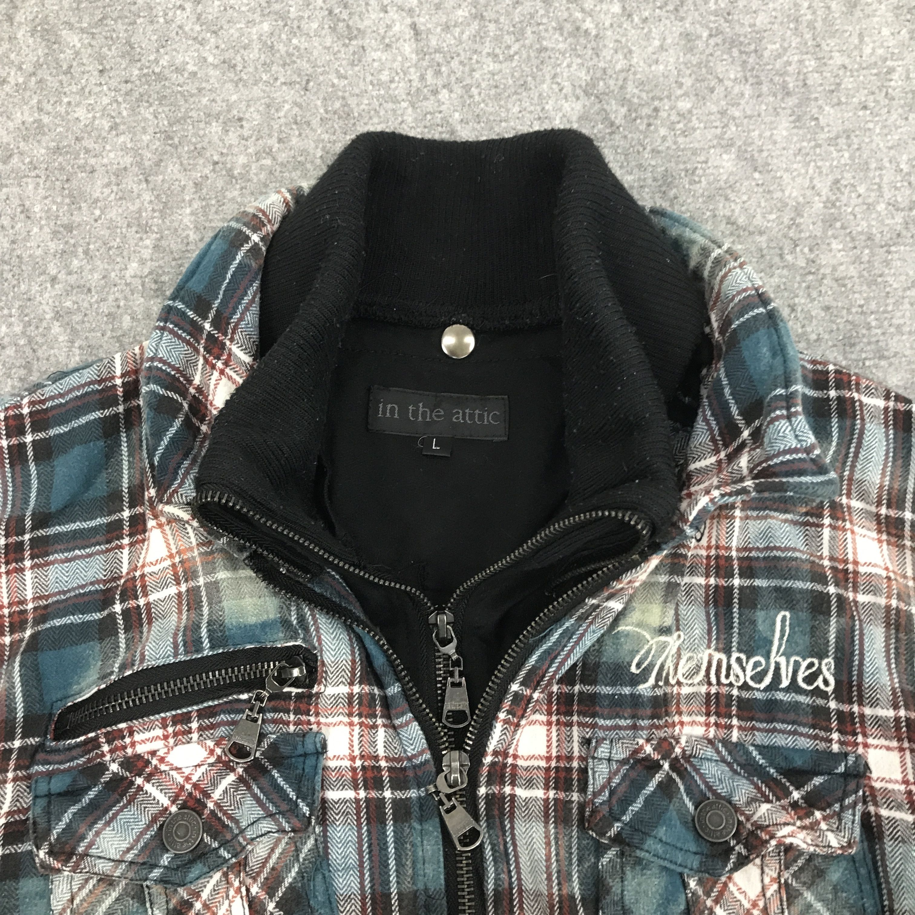 In The Attic × Japanese Brand Rare in the attic Zipper Double Collar Jacket Size US M / EU 48-50 / 2 - 8 Thumbnail