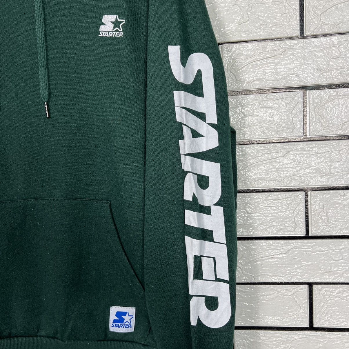 Starter STARTER Sleeve Big Logo Pullover Hoodies #4104-C187 Size US XL / EU 56 / 4 - 2 Thumbnail