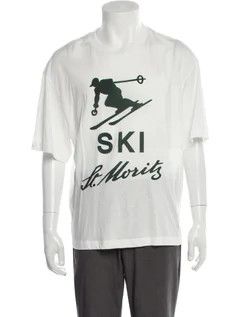 o1y1224 Short Sleeves Graphic T-Shirt in White
