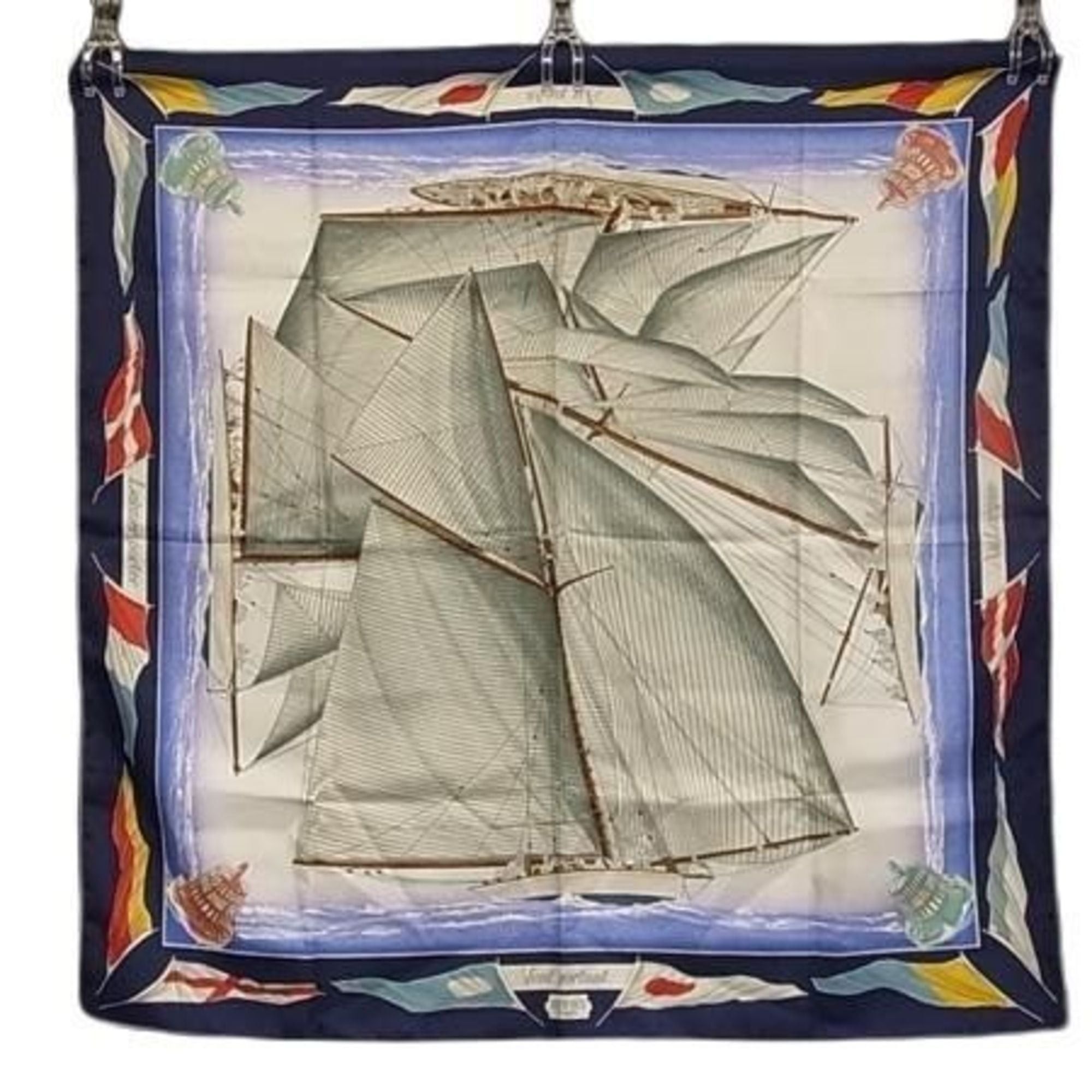 Hermes HERMES Carré 90 Scarf, Multicolor Silk, Women's, Laisser Porter Size ONE SIZE - 1 Thumbnail