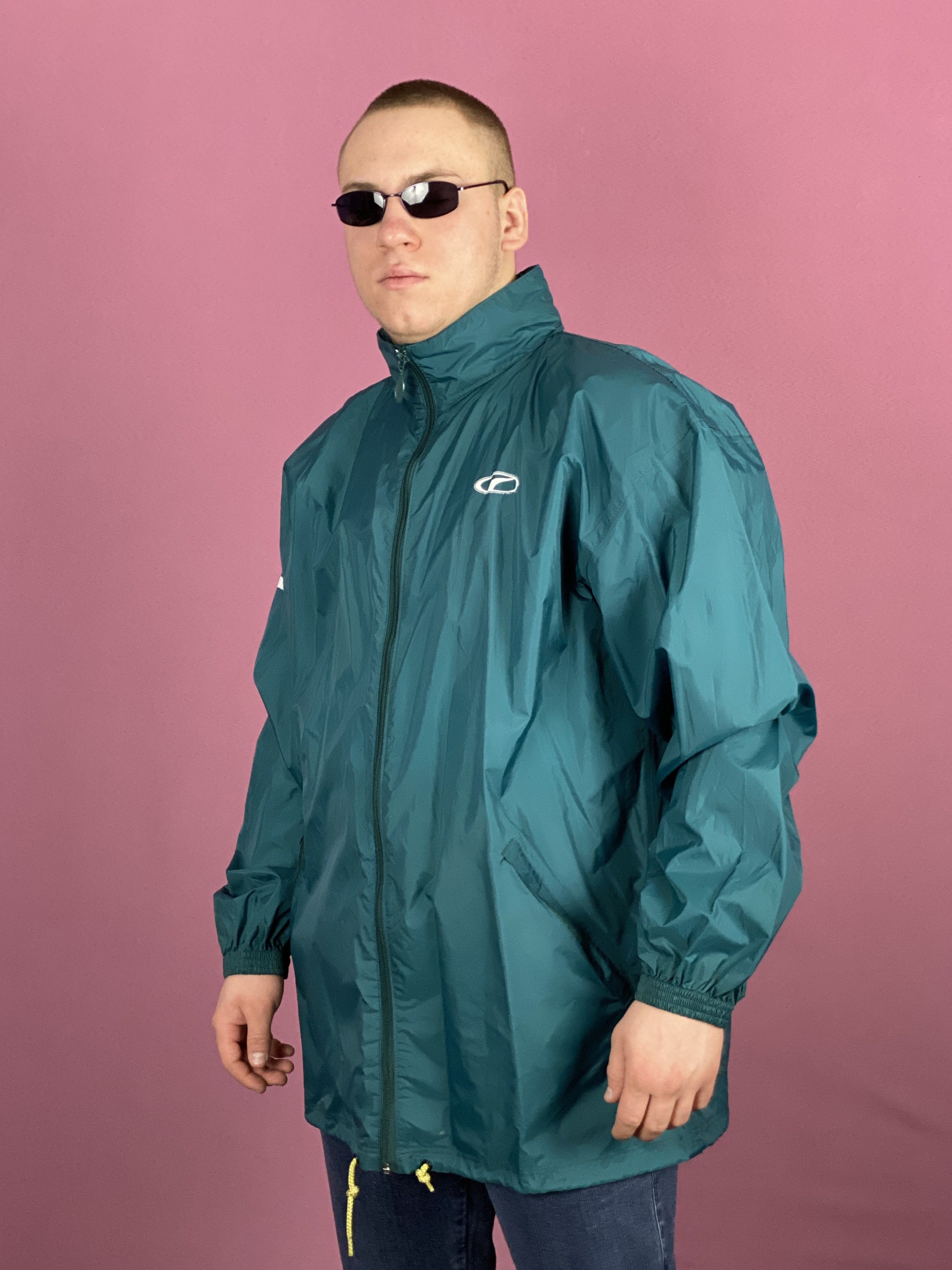 Puma × Vintage 80s Puma Vintage Men's Rain Jacket - Size L Raincoat Size US L / EU 52-54 / 3 - 2 Thumbnail