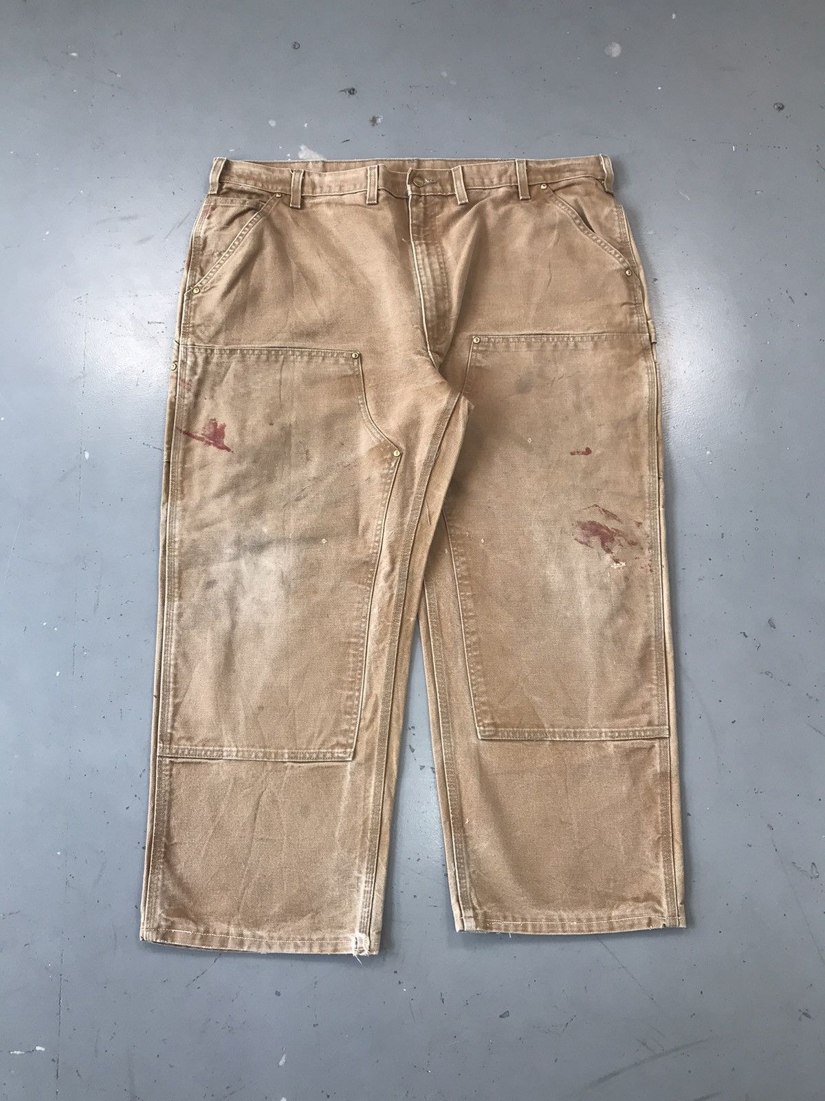 Carhartt × Vintage Vintage Carhartt B01 BRN double knee denim Size US 44 / EU 60 - 1 Thumbnail