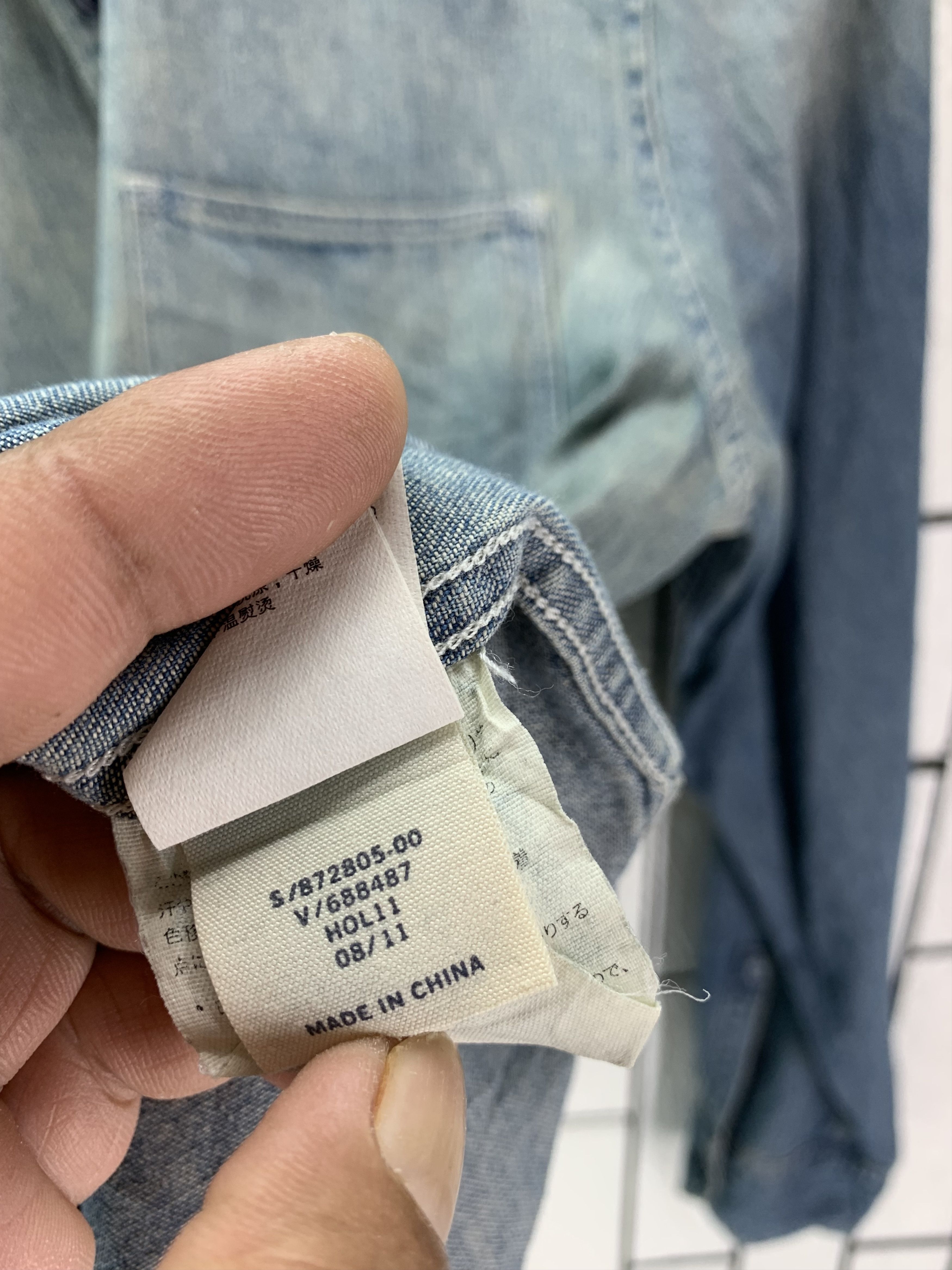 Gap Vintage Gap Denim Shirt Button Size US L / EU 52-54 / 3 - 5 Thumbnail