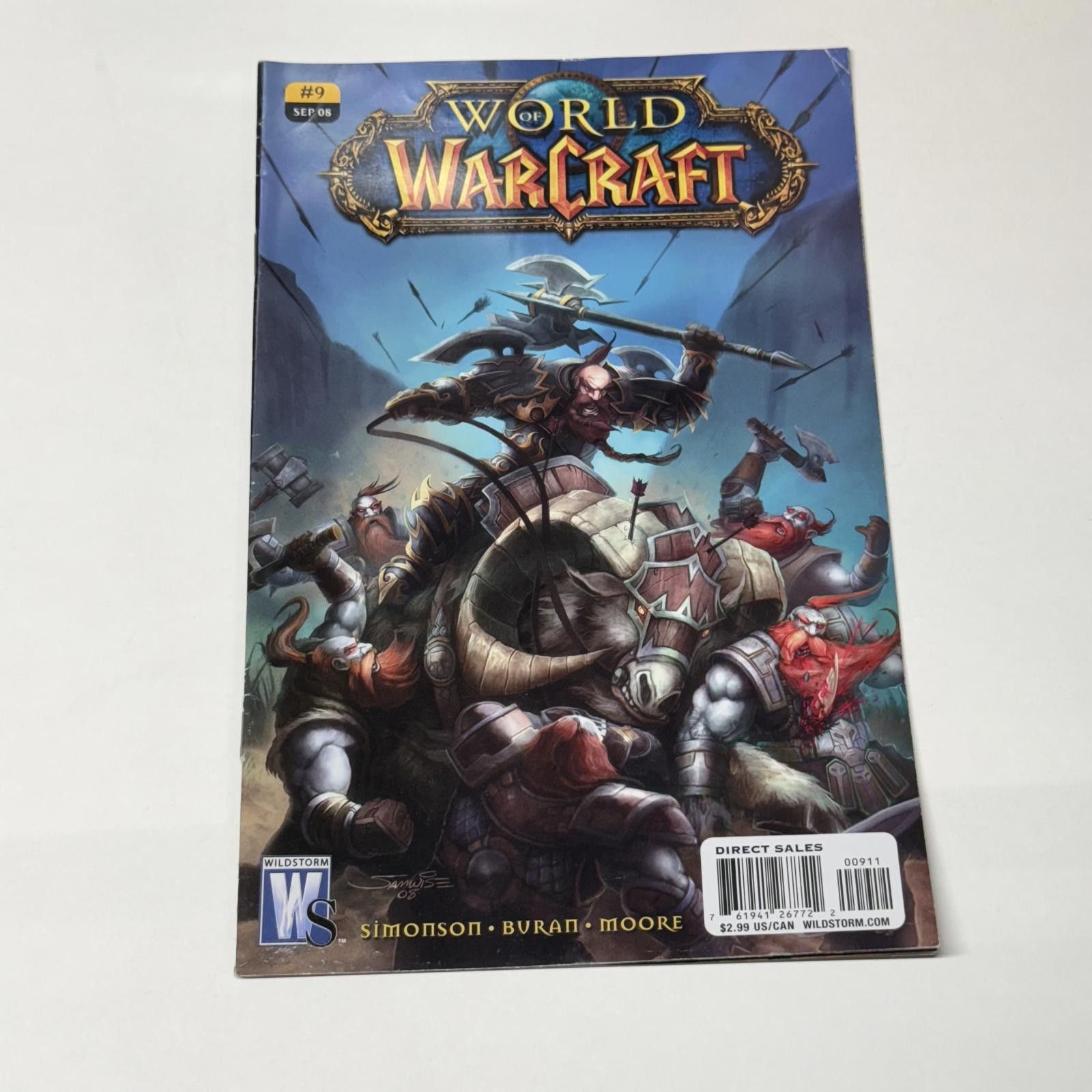 Designer Wildstorm World of Warcraft #9 SEP 2008 WoW Comic Book 1st Size ONE SIZE - 2 Thumbnail