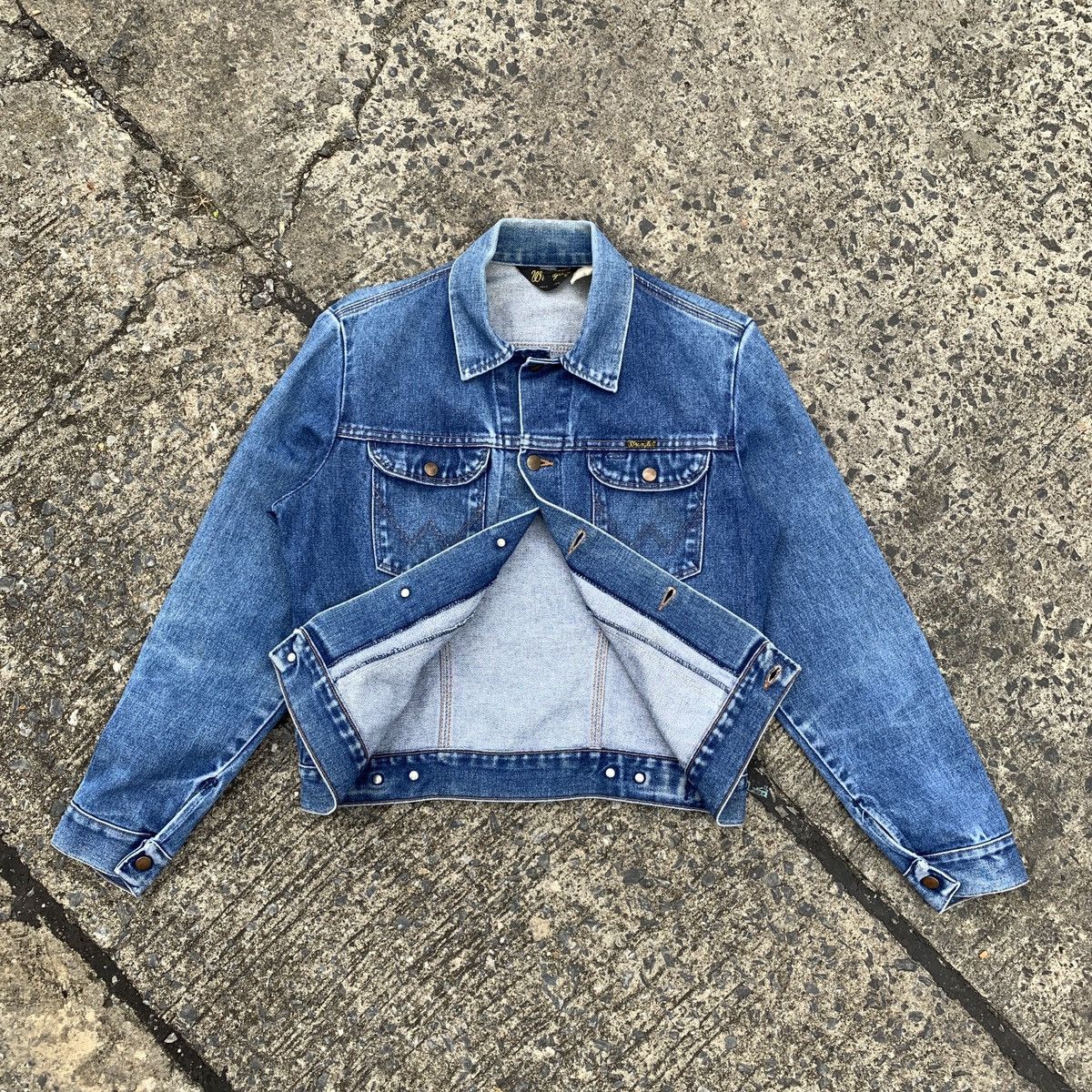 Vintage × Wrangler 70s USA Wrangler Denim Jacket Size US L / EU 52-54 / 3 - 2 Thumbnail