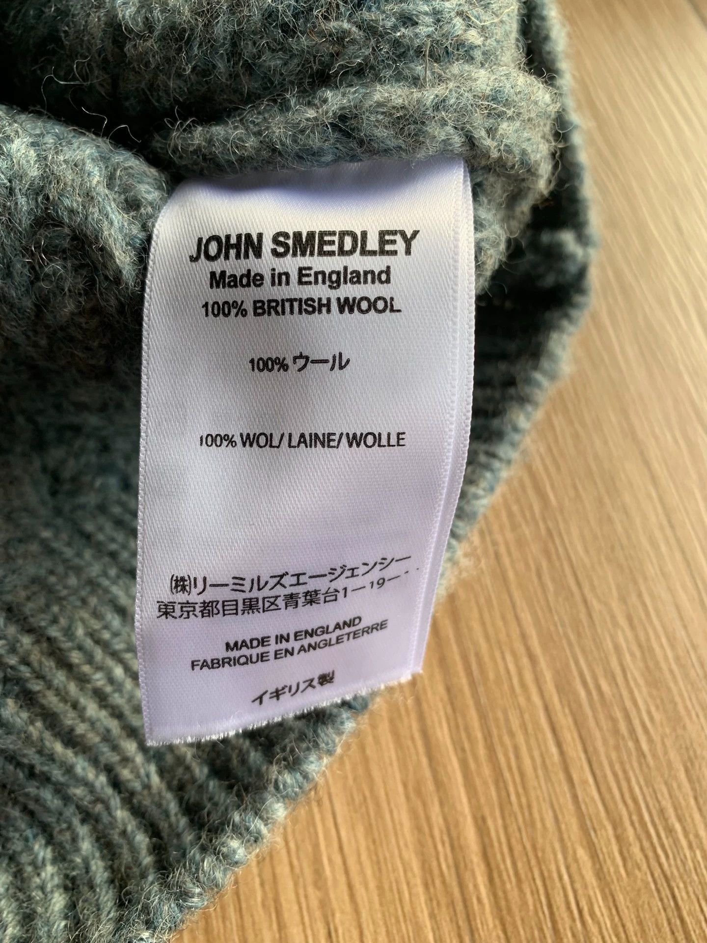 John Smedley JOHN SMEDLEY WAYLAND Heavy Wool Knit L/S Sweater Size L Size US L / EU 52-54 / 3 - 4 Thumbnail